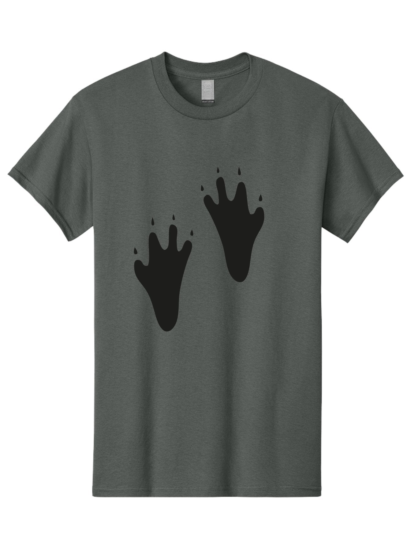 Bloody-Footprints Men'S Graphic Tee, 100% Cotton, Comfortable Casual Summer Wear, Machine Washable, Bloody Footprints, Black Footprints, Dripping Blood, Crime Scene, Forensic Evidence, Violence, Dark Atmosphere, Horror Theme Aac194 10