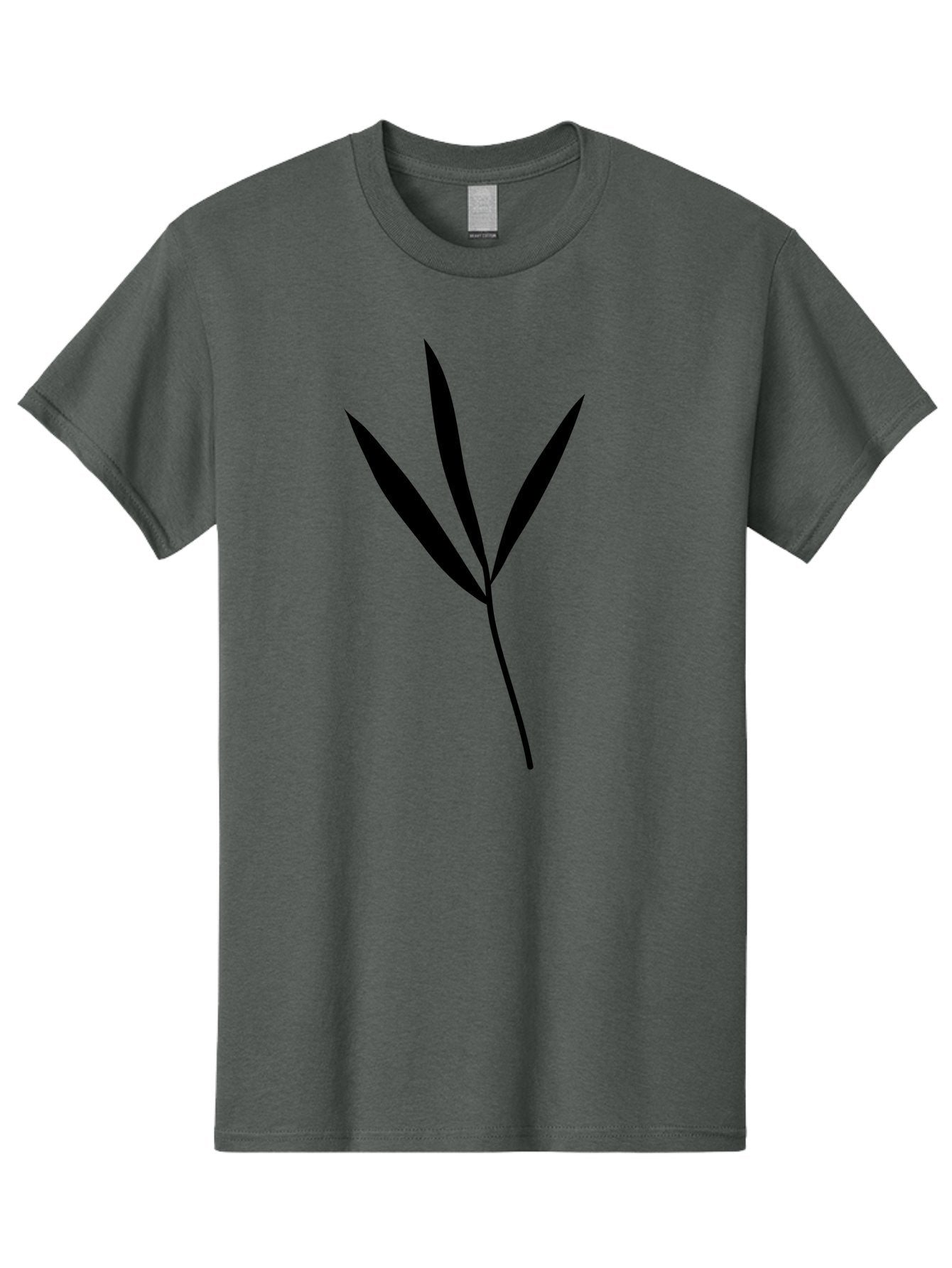 Cannabis-Leaf Men'S Graphic Tee, 100% Cotton, Comfortable Casual Summer Wear, Machine Washable, Cannabis Leaf, Marijuana Symbol, Black Silhouette, Three Leaves, Leafy Greens, Cannabis Culture, Pot Leaf, Weed Icon Aac201