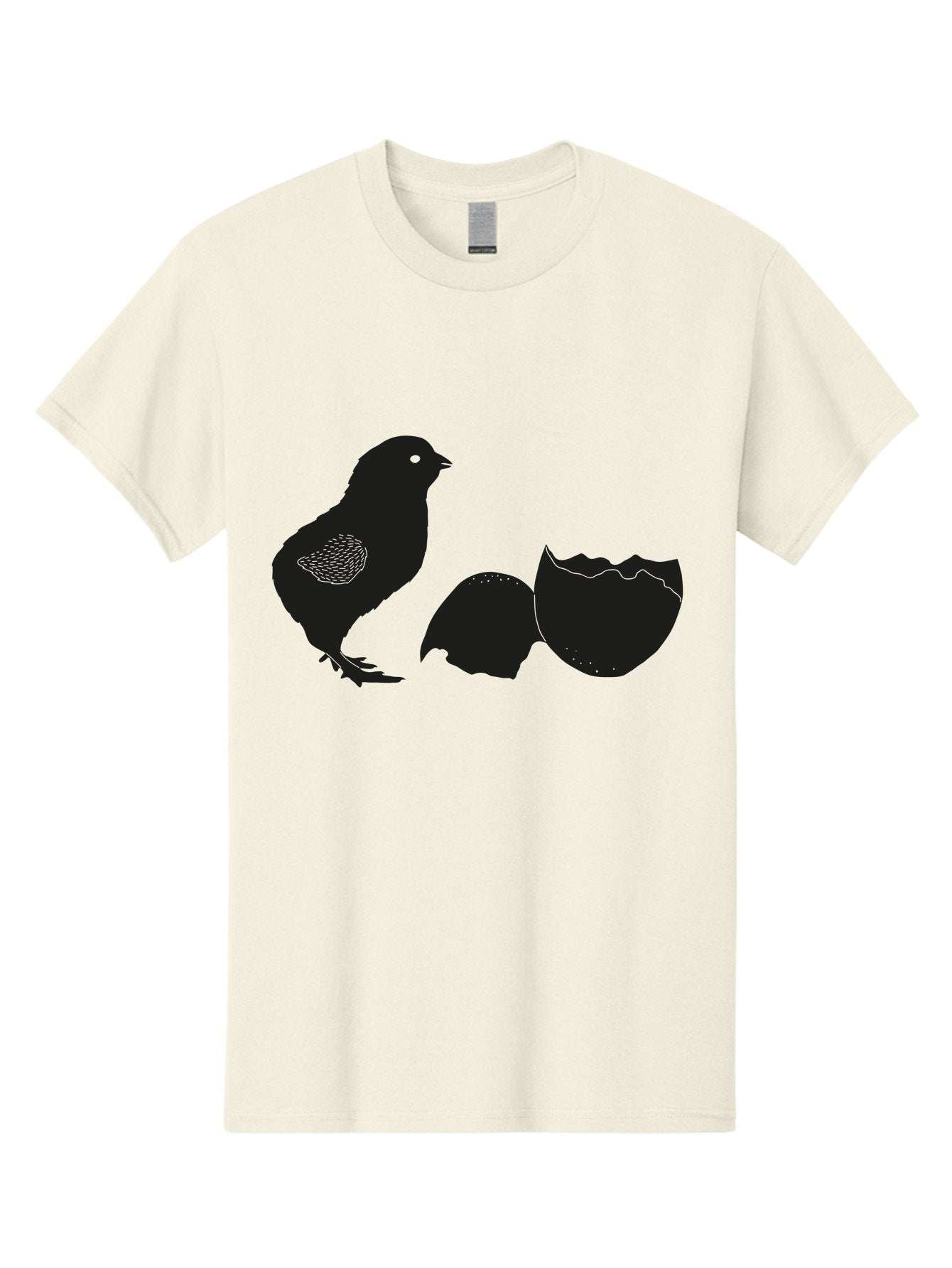 Chicken-Hatching Men'S Graphic Tee, 100% Cotton, Comfortable Casual Summer Wear, Machine Washable, Bird Hatching From Egg, New Life, Animal Birth, Wildlife Scene, Eggshell Cracking, Chick Emergence, Nature'S Wonder Aac202 8