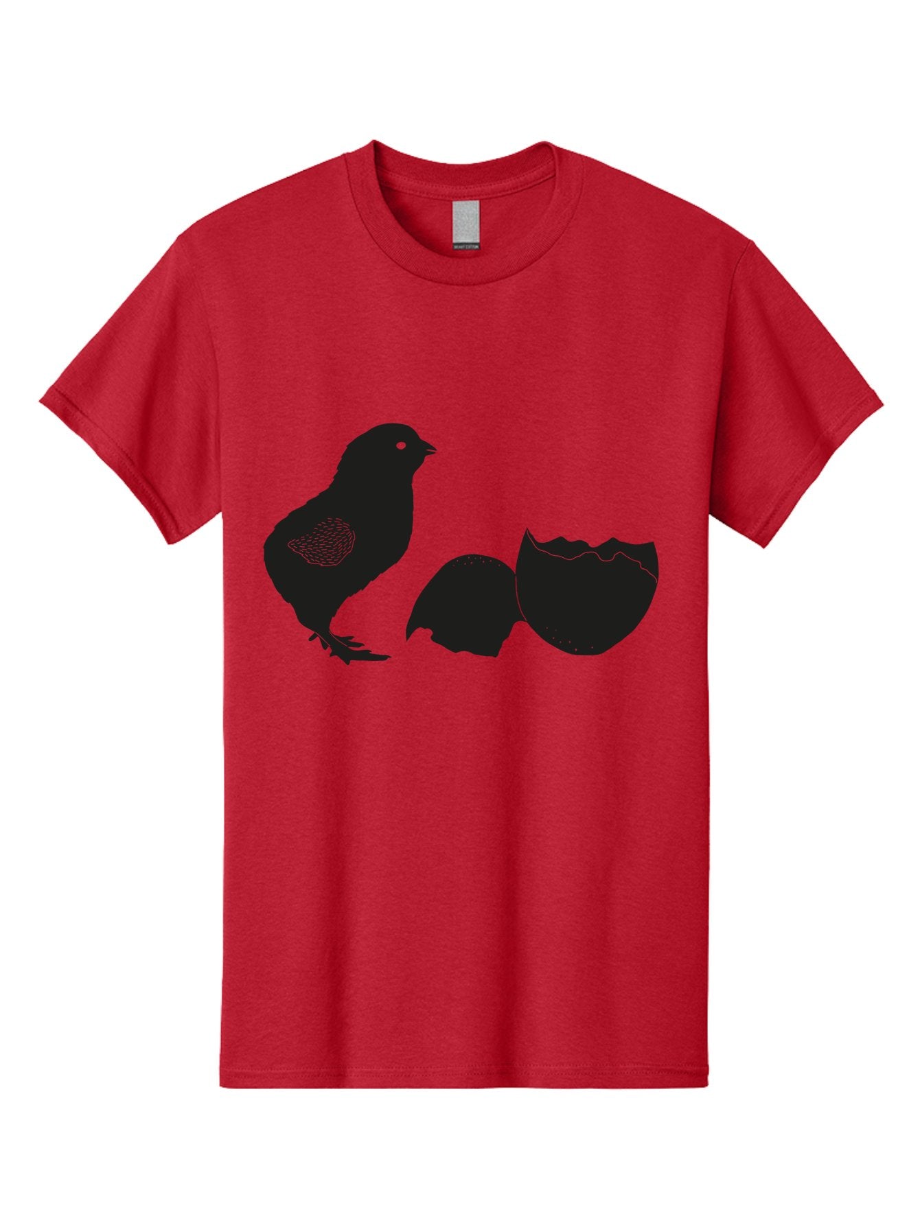 Chicken-Hatching Men'S Graphic Tee, 100% Cotton, Comfortable Casual Summer Wear, Machine Washable, Bird Hatching From Egg, New Life, Animal Birth, Wildlife Scene, Eggshell Cracking, Chick Emergence, Nature'S Wonder Aac202 7