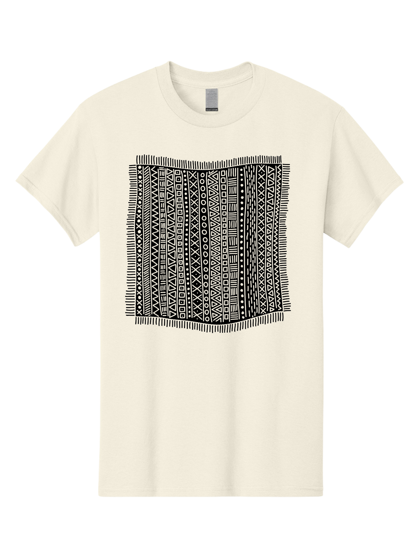 Geometric-Pattern Men'S Graphic Tee, 100% Cotton, Comfortable Casual Summer Wear, Machine Washable, Geometric Shapes, Tribal Patterns, Abstract Design, Ethnic Motifs, Traditional Textiles, Cultural Heritage, Symbolic Elements Aac214 11