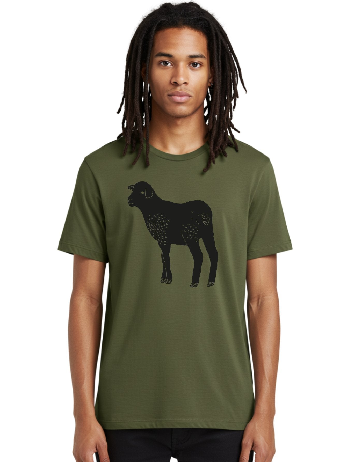 Jacob-Sheep Men'S Graphic Tee, 100% Cotton, Comfortable Casual Summer Wear, Machine Washable, Spotty Sheep, Livestock Animal, Farm Animal, Sheep Breed, Jacob Sheep, Spotted Fur, Agricultural Icon, Farm Graphic Aac216 28