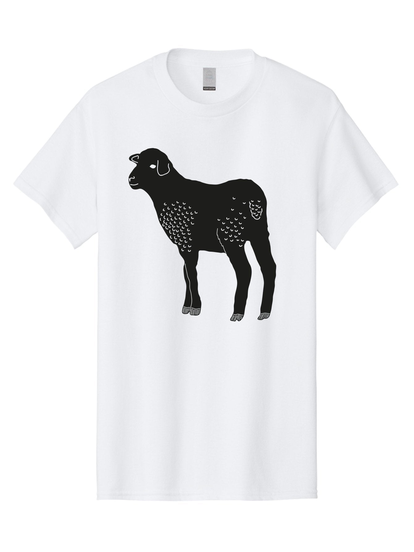 Jacob-Sheep Men'S Graphic Tee, 100% Cotton, Comfortable Casual Summer Wear, Machine Washable, Spotty Sheep, Livestock Animal, Farm Animal, Sheep Breed, Jacob Sheep, Spotted Fur, Agricultural Icon, Farm Graphic Aac216