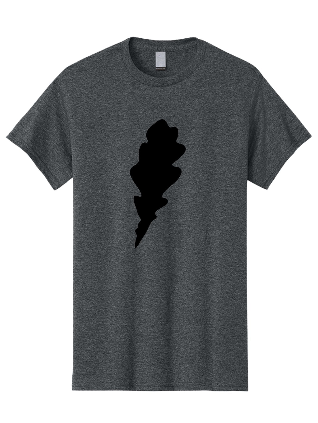Lightning-Bolt Men'S Graphic Tee, 100% Cotton, Comfortable Casual Summer Wear, Machine Washable, Black Lightning Bolt, Abstract Shape, Electric Symbol, Bold Graphic, Modern Design, Energy Icon Aac223 5