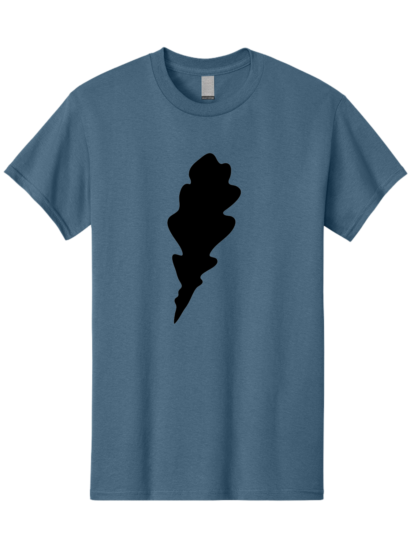 Lightning-Bolt Men'S Graphic Tee, 100% Cotton, Comfortable Casual Summer Wear, Machine Washable, Black Lightning Bolt, Abstract Shape, Electric Symbol, Bold Graphic, Modern Design, Energy Icon Aac223 7