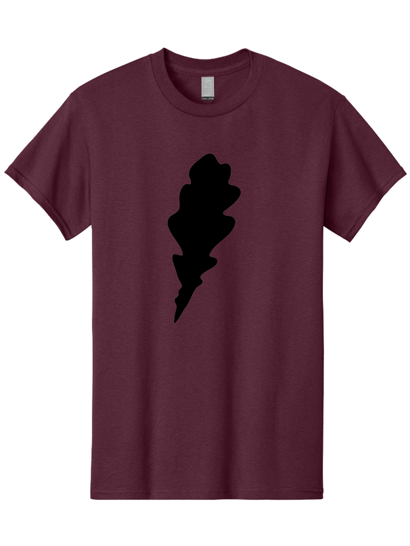 Lightning-Bolt Men'S Graphic Tee, 100% Cotton, Comfortable Casual Summer Wear, Machine Washable, Black Lightning Bolt, Abstract Shape, Electric Symbol, Bold Graphic, Modern Design, Energy Icon Aac223 21