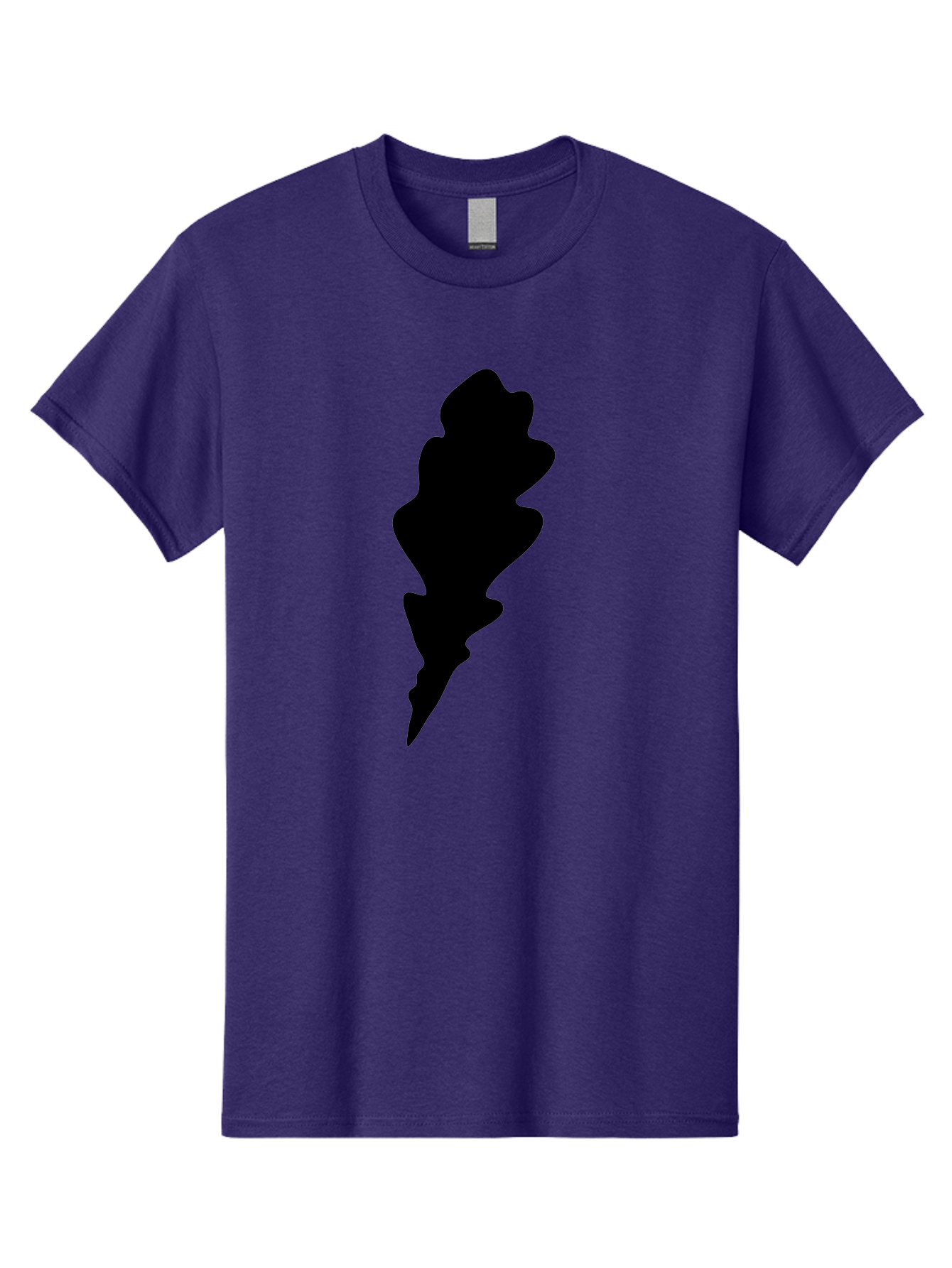 Lightning-Bolt Men'S Graphic Tee, 100% Cotton, Comfortable Casual Summer Wear, Machine Washable, Black Lightning Bolt, Abstract Shape, Electric Symbol, Bold Graphic, Modern Design, Energy Icon Aac223 27