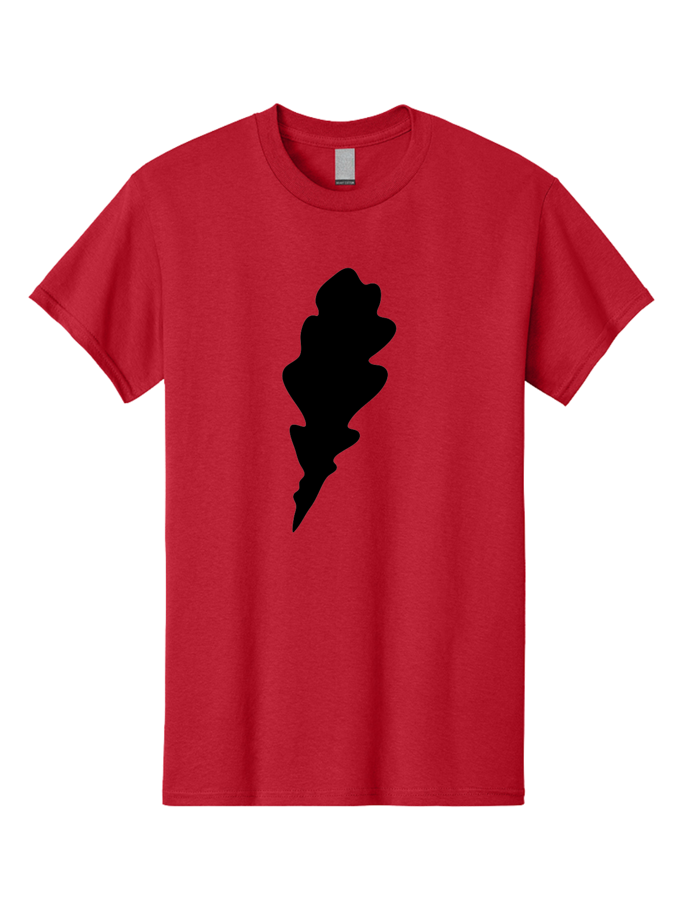 Lightning-Bolt Men'S Graphic Tee, 100% Cotton, Comfortable Casual Summer Wear, Machine Washable, Black Lightning Bolt, Abstract Shape, Electric Symbol, Bold Graphic, Modern Design, Energy Icon Aac223 13