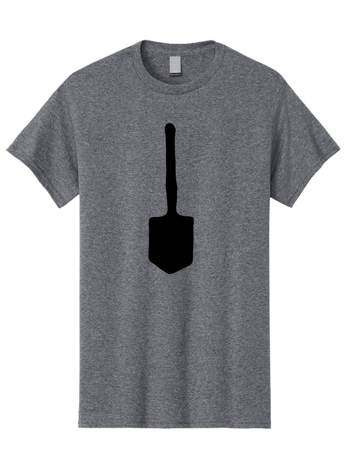 Spatula Men'S Graphic Tee, 100% Cotton, Comfortable Casual Summer Wear, Machine Washable, Silhouette Of Spatula, Kitchen Utensil, Cooking Tool, Black Shape, Minimalist Design, Cooking Essentials Aac239