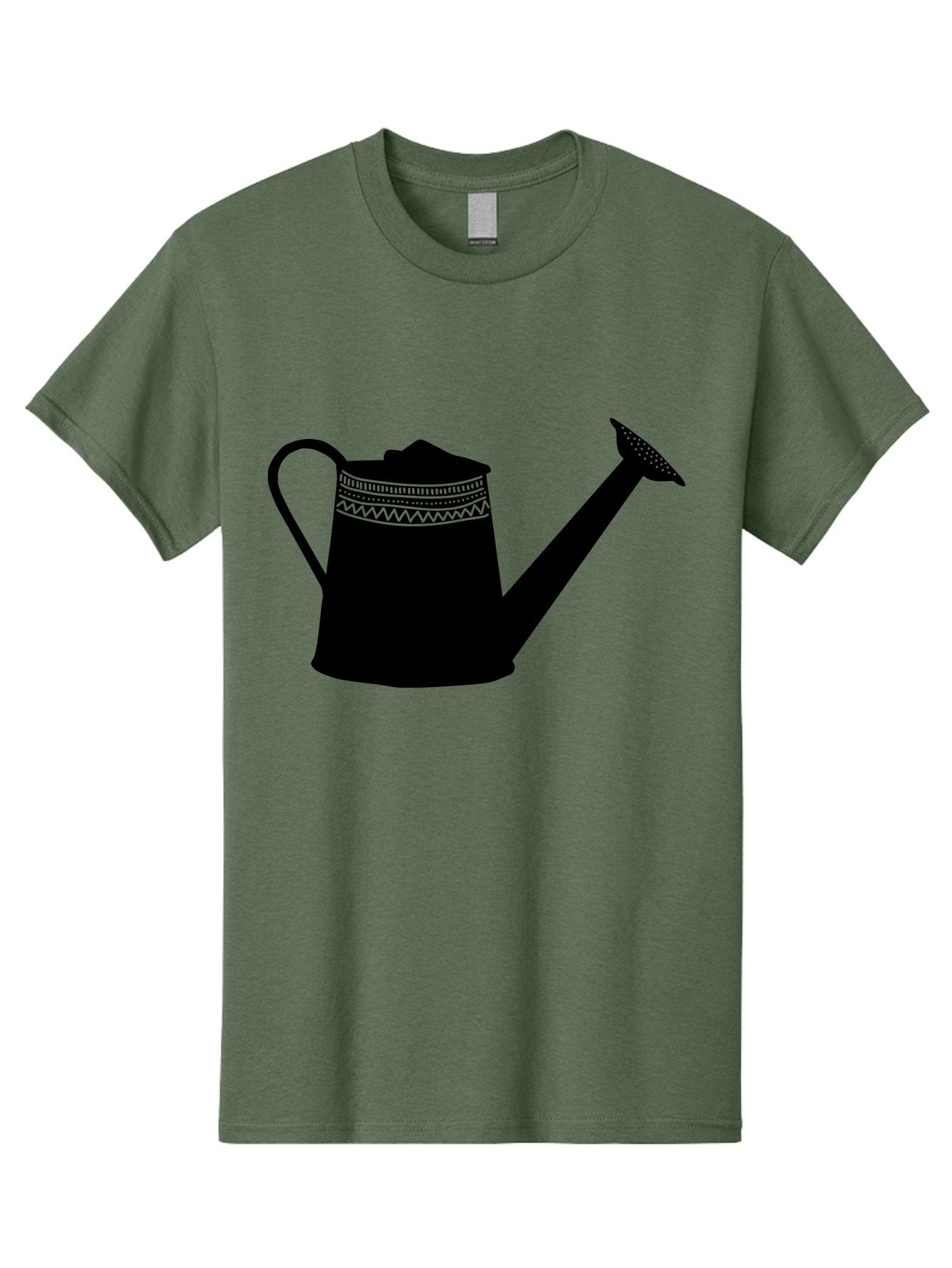 Watering-Can Men'S Graphic Tee, 100% Cotton, Comfortable Casual Summer Wear, Machine Washable, Watering Can, Gardening Tools, Nursery Equipment, Decorative Patterns, Geometric Designs, Garden Care, Plant Watering Aac248 7