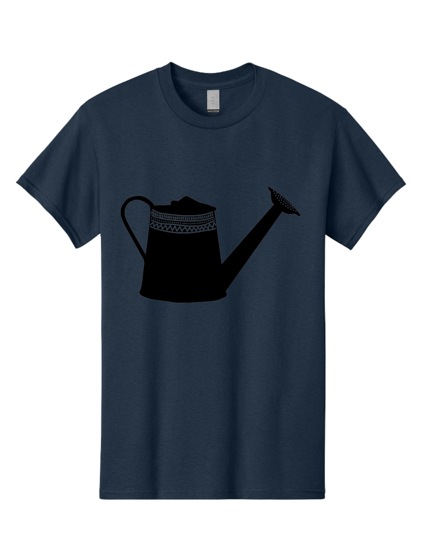 Watering-Can Men'S Graphic Tee, 100% Cotton, Comfortable Casual Summer Wear, Machine Washable, Watering Can, Gardening Tools, Nursery Equipment, Decorative Patterns, Geometric Designs, Garden Care, Plant Watering Aac248