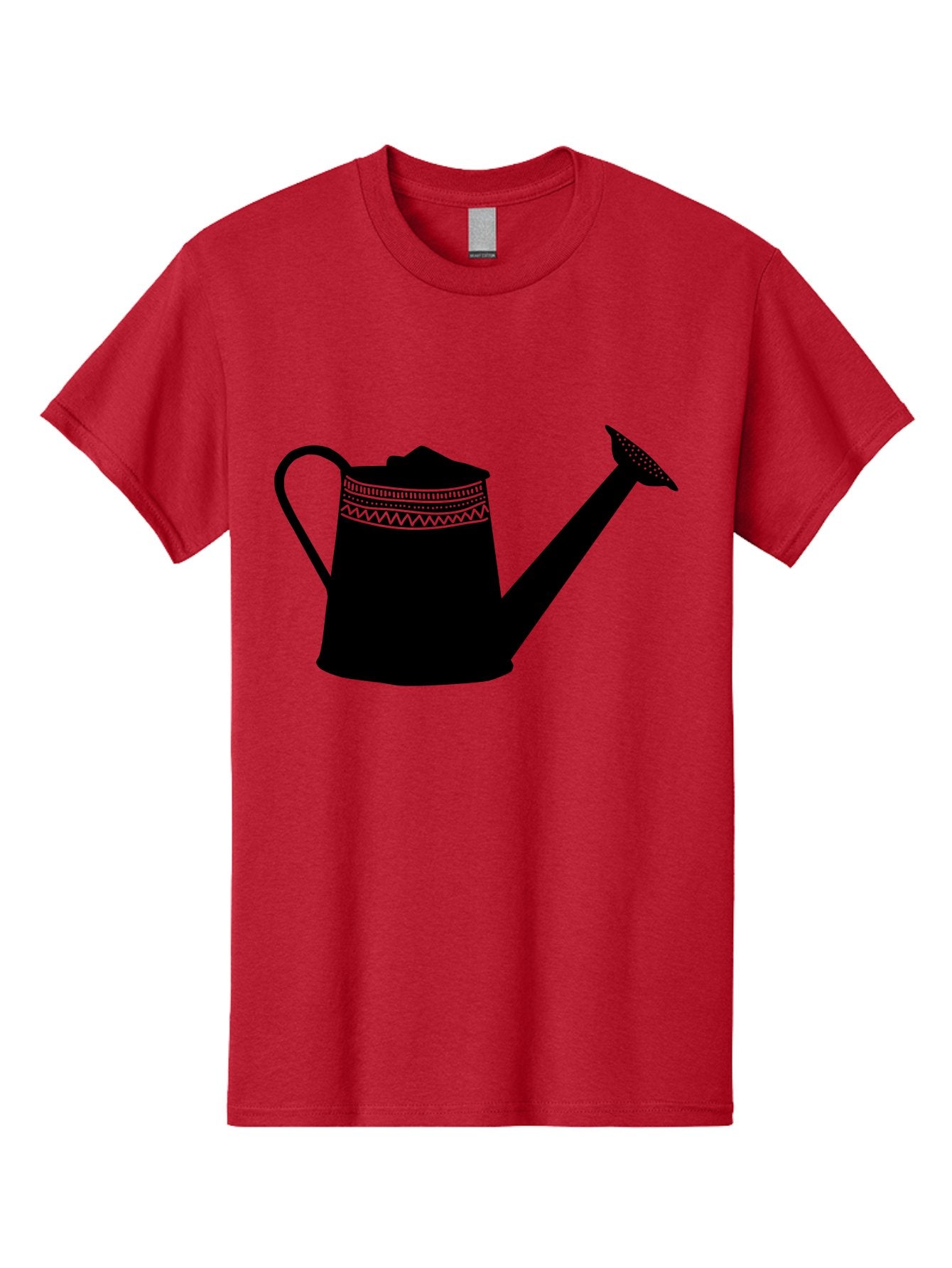 Watering-Can Men'S Graphic Tee, 100% Cotton, Comfortable Casual Summer Wear, Machine Washable, Watering Can, Gardening Tools, Nursery Equipment, Decorative Patterns, Geometric Designs, Garden Care, Plant Watering Aac248 8