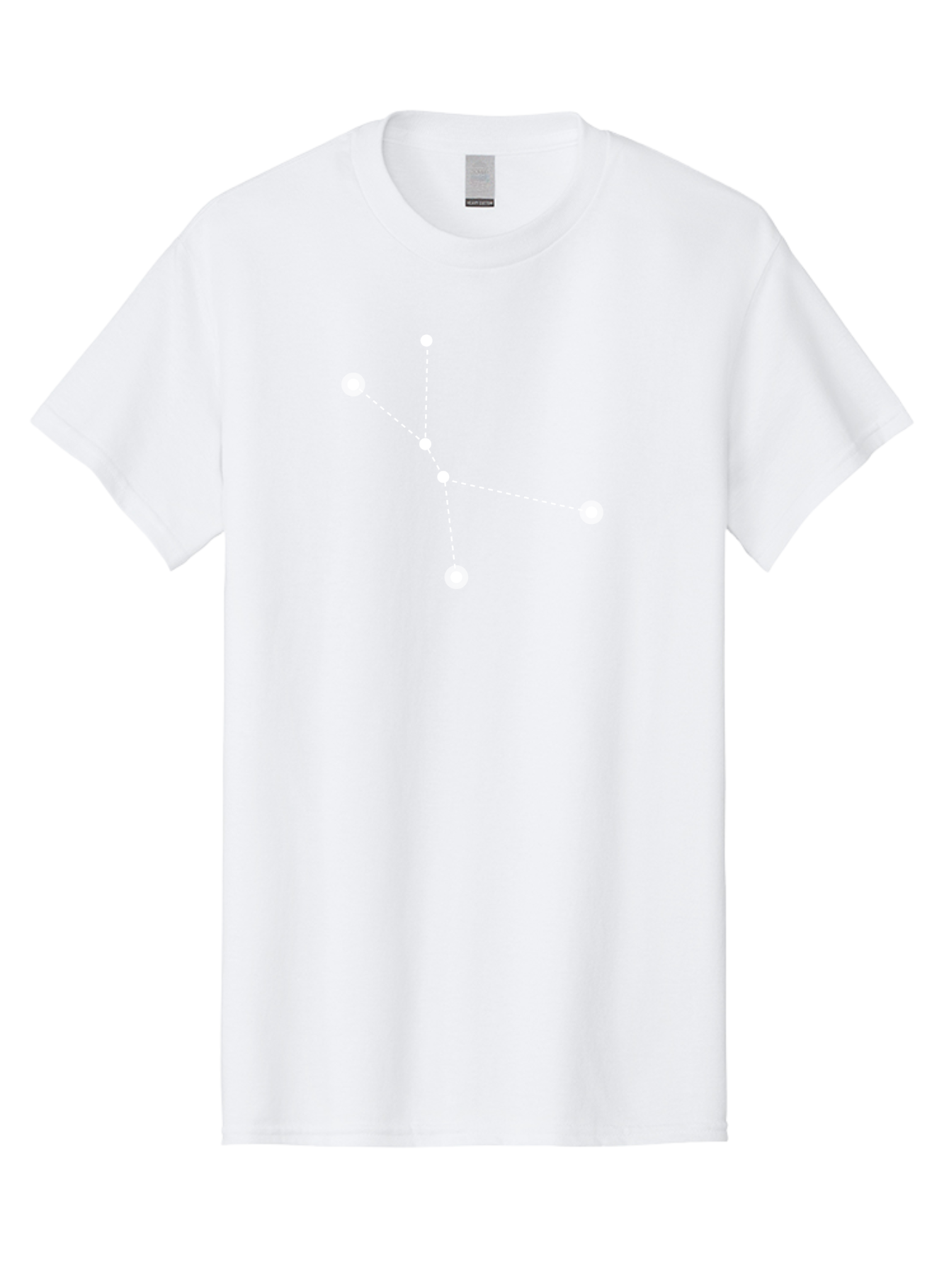 Constellation-2 Men'S Graphic Tee, 100% Cotton, Comfortable Casual Summer Wear, Machine Washable, Constellation Pattern, Five-Pointed Star, Dotted Lines, White Dots, Glowing Effect, Minimalist Design, Simple Graphics, Abstract Representation, Aac281 13