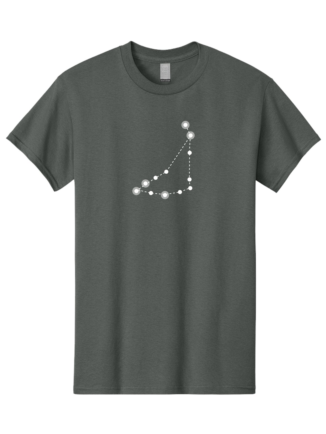 Constellation-Pattern-1 Men'S Graphic Tee, 100% Cotton, Comfortable Casual Summer Wear, Machine Washable, Constellation, White Stars, Dotted Lines, Celestial Map, Astronomy, Night Sky, Star Pattern, Zodiac Signs Aac285 6