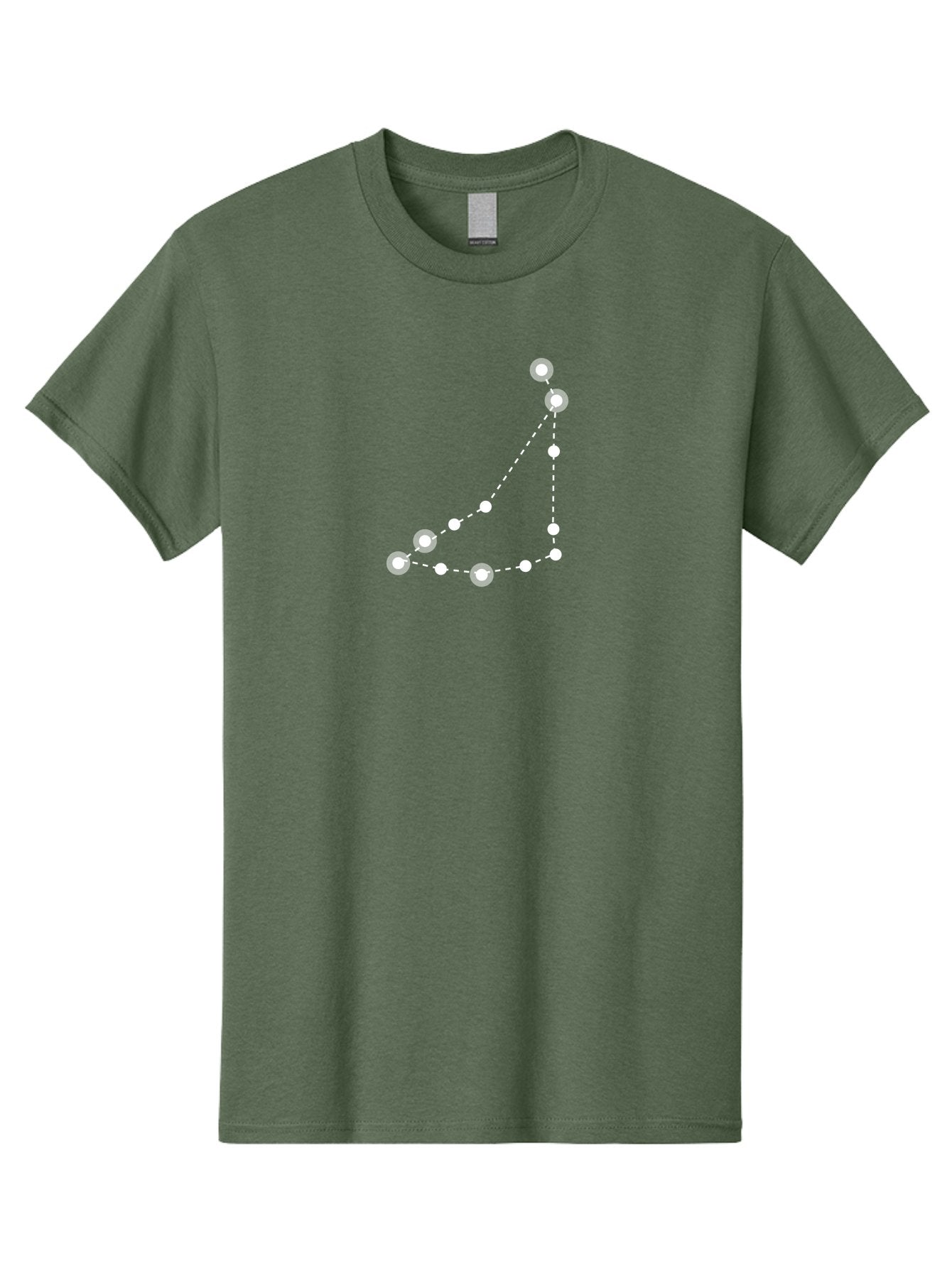Constellation-Pattern-1 Men'S Graphic Tee, 100% Cotton, Comfortable Casual Summer Wear, Machine Washable, Constellation, White Stars, Dotted Lines, Celestial Map, Astronomy, Night Sky, Star Pattern, Zodiac Signs Aac285 5