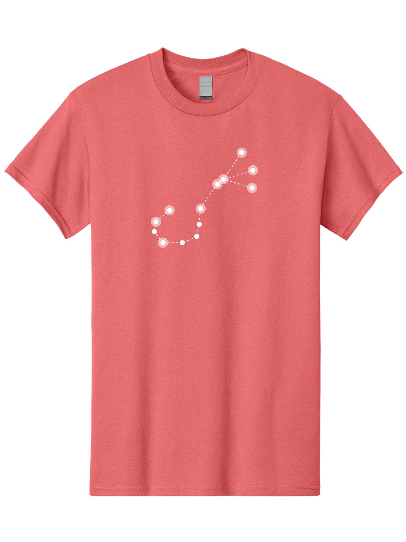 Constellation-Pattern-3 Men'S Graphic Tee, 100% Cotton, Comfortable Casual Summer Wear, Machine Washable, Constellation Pattern, Stars Connected By Dotted Lines, Astronomy, Space, Glowing Orbs, Celestial Navigation, Night Sky Aac287 3