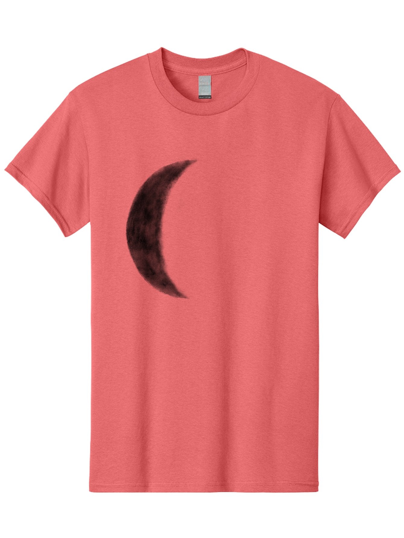 Crescent-Moon Men'S Graphic Tee, 100% Cotton, Comfortable Casual Summer Wear, Machine Washable, Crescent Moon, Lunar Phase, Moon Shape, Dark Moon, Night Sky, Celestial Body, Astronomy, Moonlight Aac298