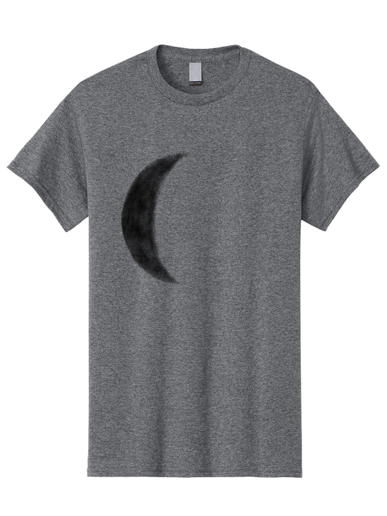 Crescent-Moon Men'S Graphic Tee, 100% Cotton, Comfortable Casual Summer Wear, Machine Washable, Crescent Moon, Lunar Phase, Moon Shape, Dark Moon, Night Sky, Celestial Body, Astronomy, Moonlight Aac298 3