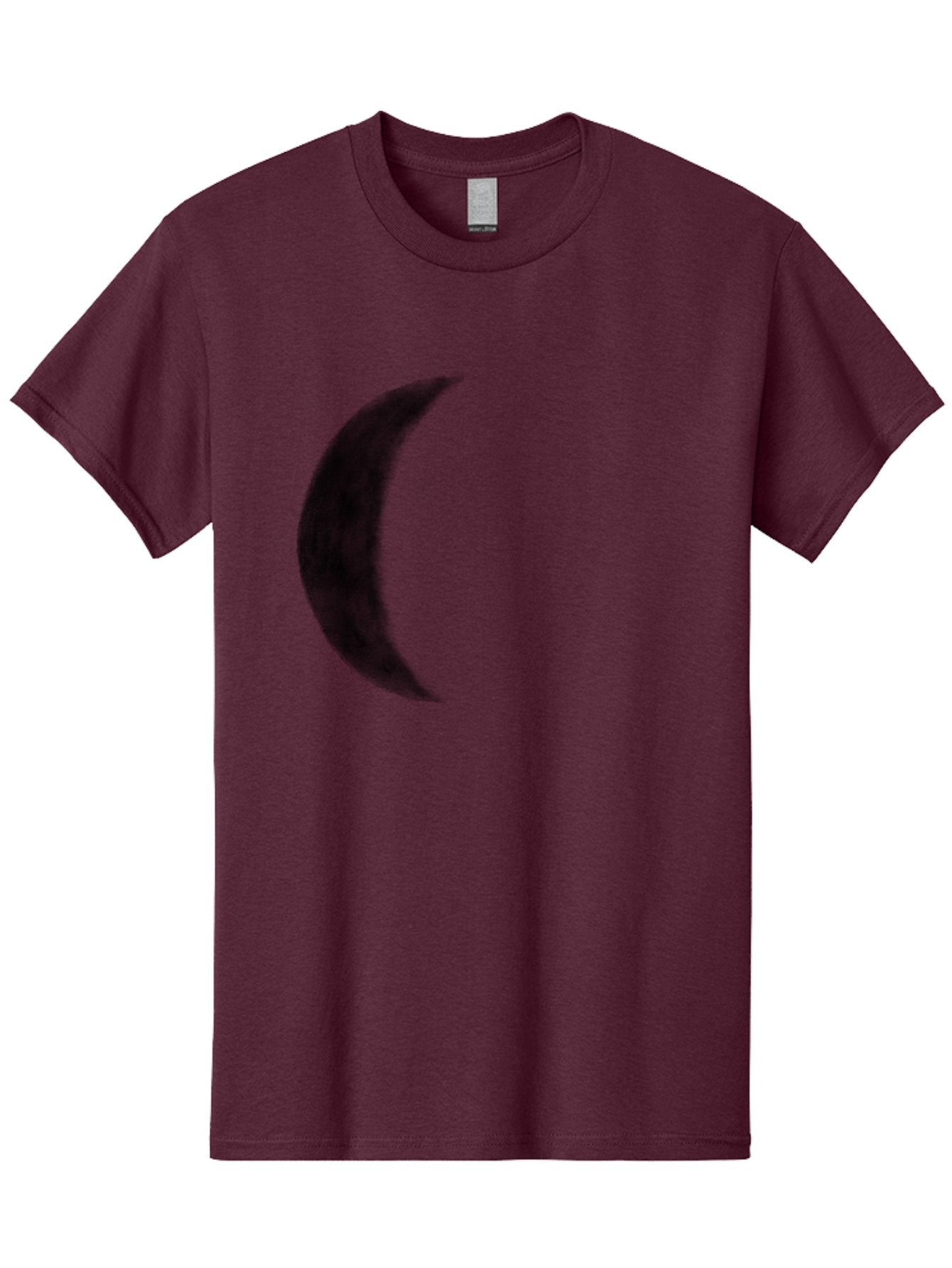 Crescent-Moon Men'S Graphic Tee, 100% Cotton, Comfortable Casual Summer Wear, Machine Washable, Crescent Moon, Lunar Phase, Moon Shape, Dark Moon, Night Sky, Celestial Body, Astronomy, Moonlight Aac298 15