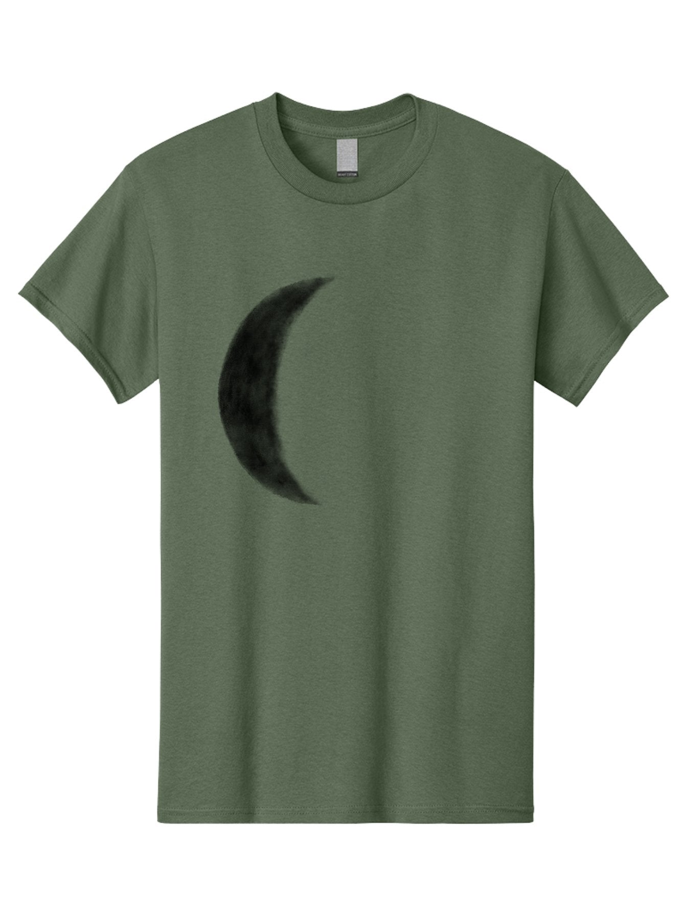 Crescent-Moon Men'S Graphic Tee, 100% Cotton, Comfortable Casual Summer Wear, Machine Washable, Crescent Moon, Lunar Phase, Moon Shape, Dark Moon, Night Sky, Celestial Body, Astronomy, Moonlight Aac298 8