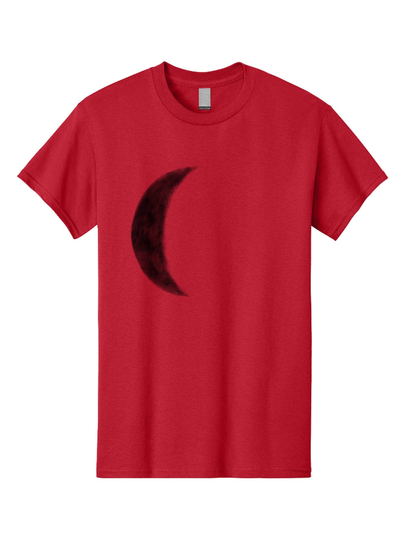 Crescent-Moon Men'S Graphic Tee, 100% Cotton, Comfortable Casual Summer Wear, Machine Washable, Crescent Moon, Lunar Phase, Moon Shape, Dark Moon, Night Sky, Celestial Body, Astronomy, Moonlight Aac298 5