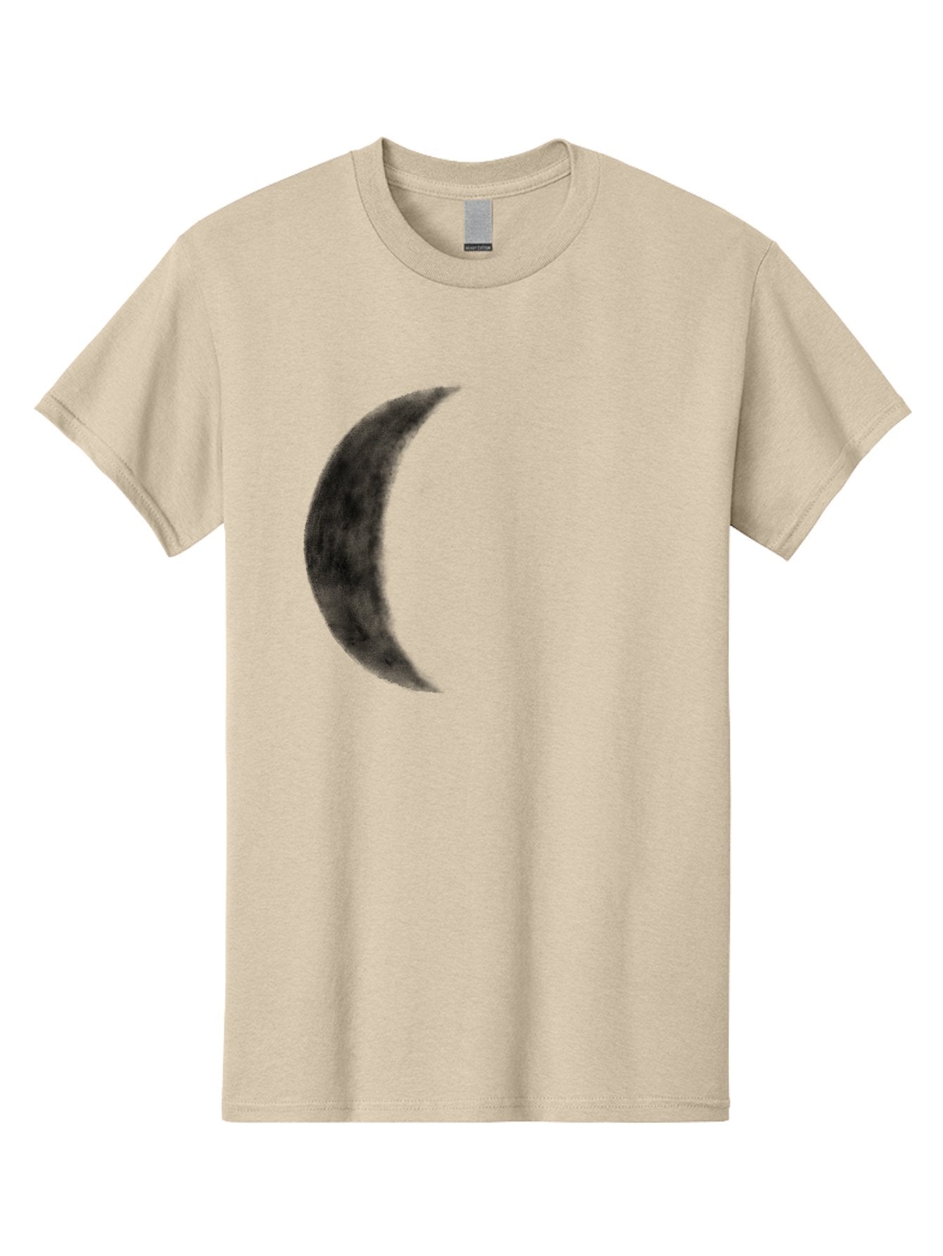 Crescent-Moon Men'S Graphic Tee, 100% Cotton, Comfortable Casual Summer Wear, Machine Washable, Crescent Moon, Lunar Phase, Moon Shape, Dark Moon, Night Sky, Celestial Body, Astronomy, Moonlight Aac298 4