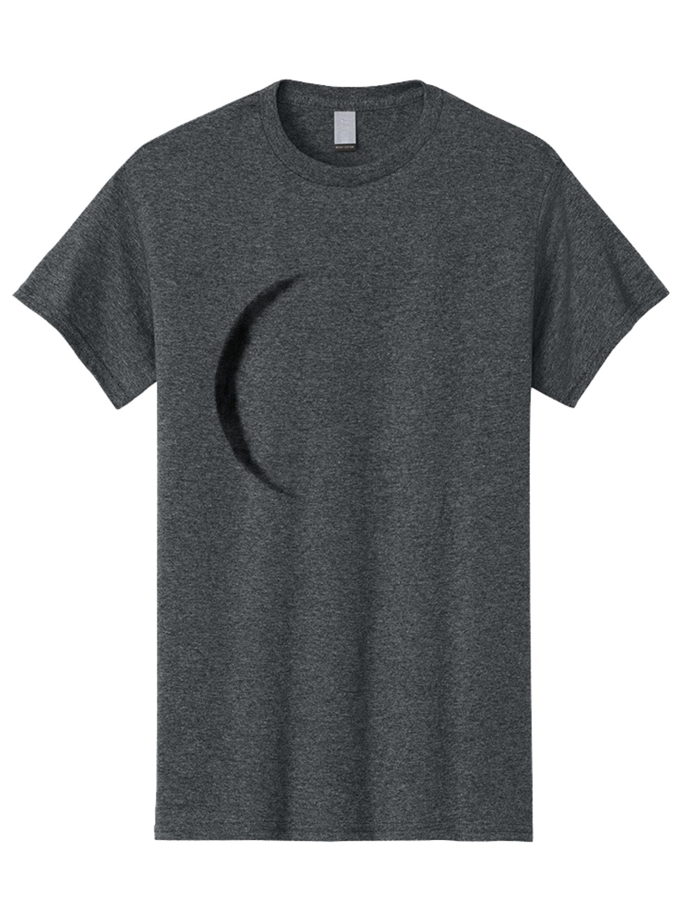 Crescent-Shape Men'S Graphic Tee, 100% Cotton, Comfortable Casual Summer Wear, Machine Washable, Lunar Eclipse, Crescent Moon, Night Sky, Astronomy, Celestial Body, Moon Phase, Space Aac299 11