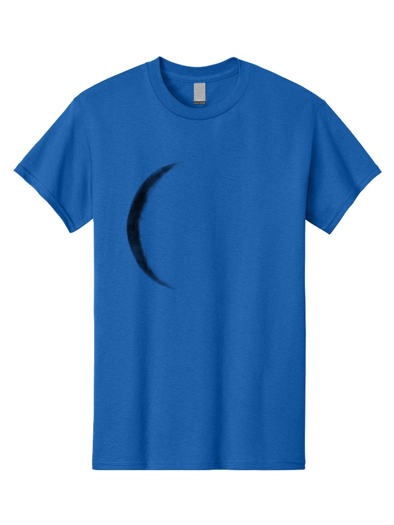 Crescent-Shape Men'S Graphic Tee, 100% Cotton, Comfortable Casual Summer Wear, Machine Washable, Lunar Eclipse, Crescent Moon, Night Sky, Astronomy, Celestial Body, Moon Phase, Space Aac299 8