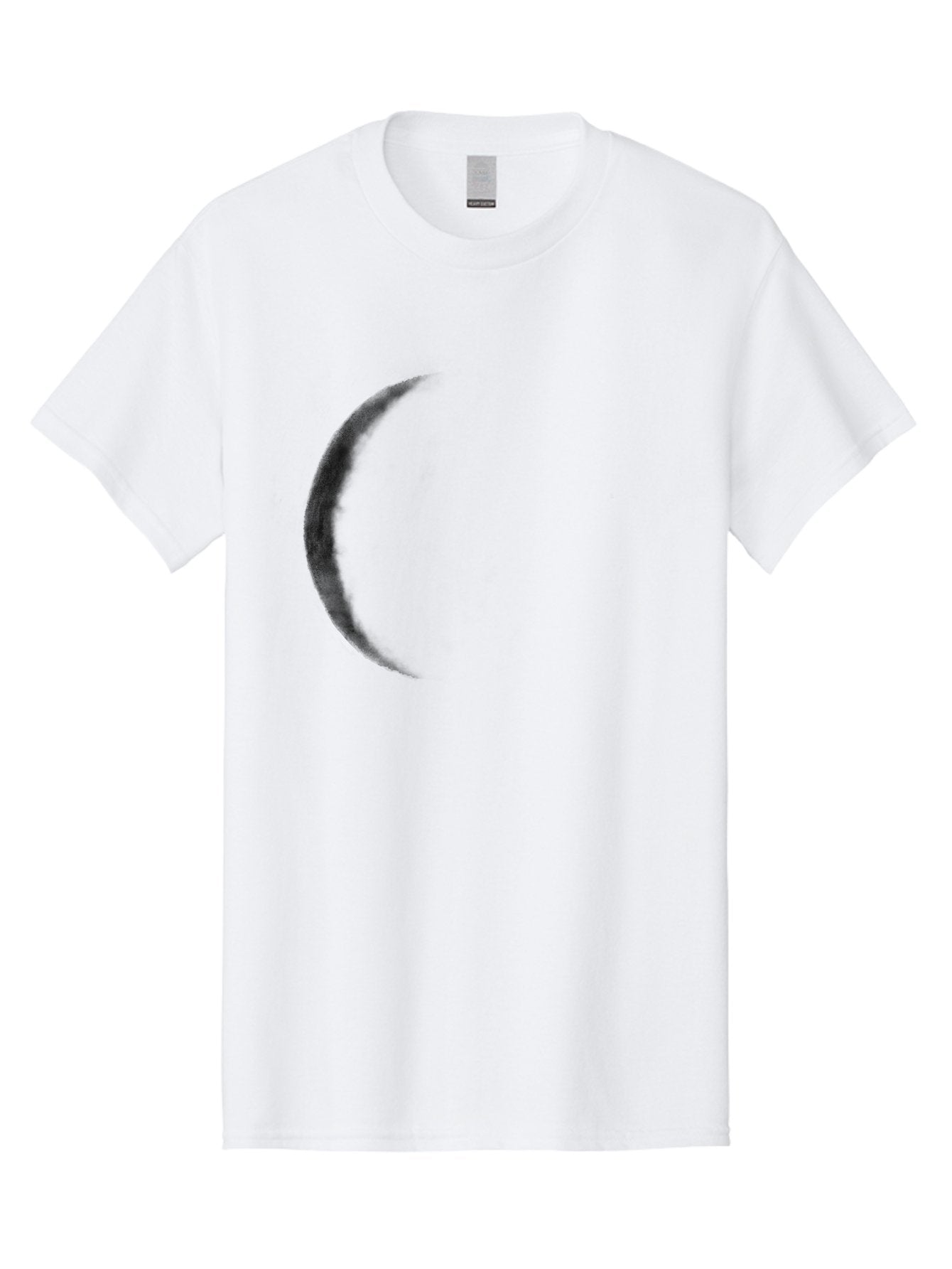 Crescent-Shape Men'S Graphic Tee, 100% Cotton, Comfortable Casual Summer Wear, Machine Washable, Lunar Eclipse, Crescent Moon, Night Sky, Astronomy, Celestial Body, Moon Phase, Space Aac299 5