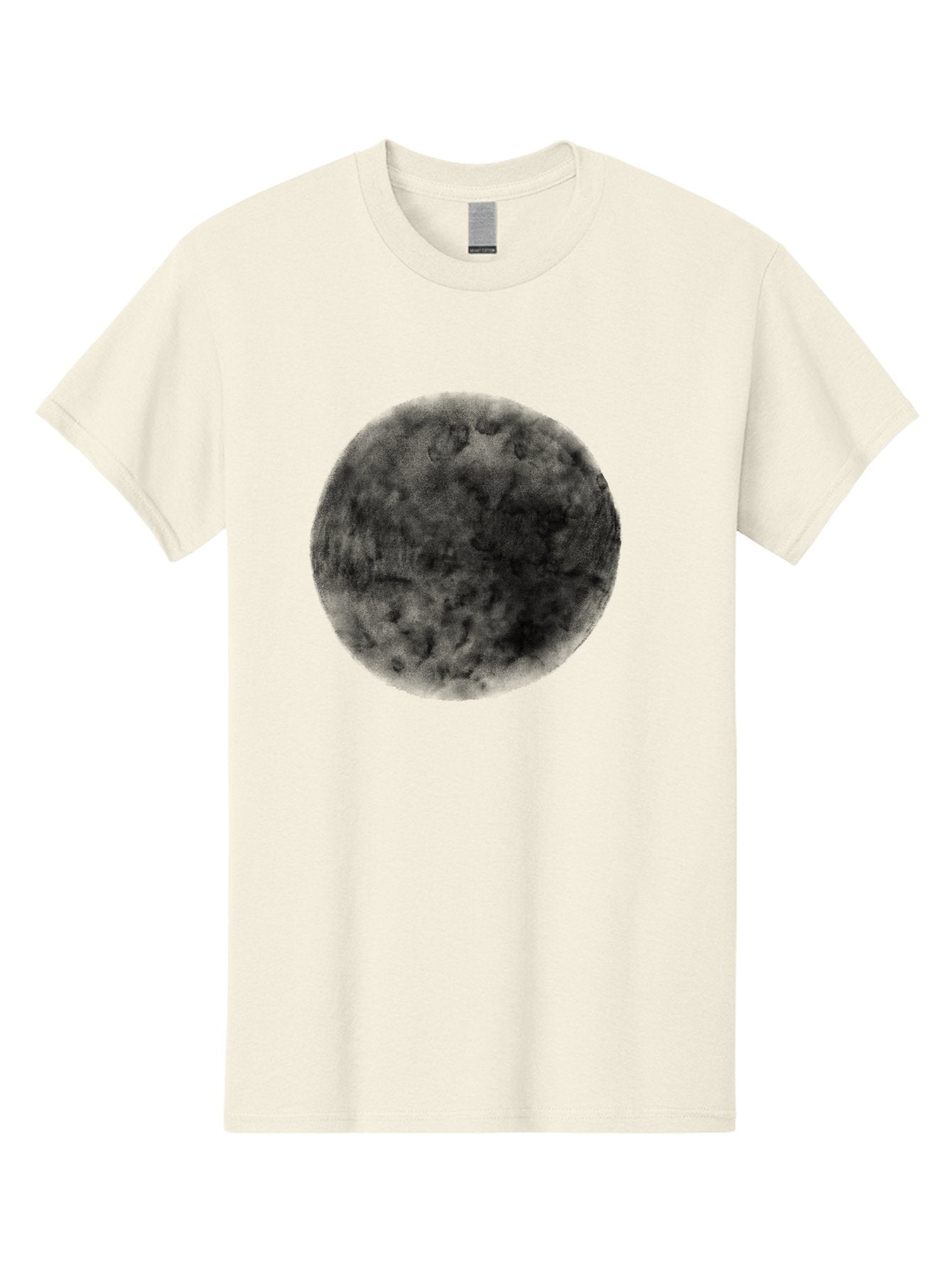 Dark-Green-Circle Men'S Graphic Tee, 100% Cotton, Comfortable Casual Summer Wear, Machine Washable, Dark Green Textured Circle, Mysterious Design, Abstract Pattern, Celestial Body, Textured Surface, Mysterious Atmosphere Aac301 7