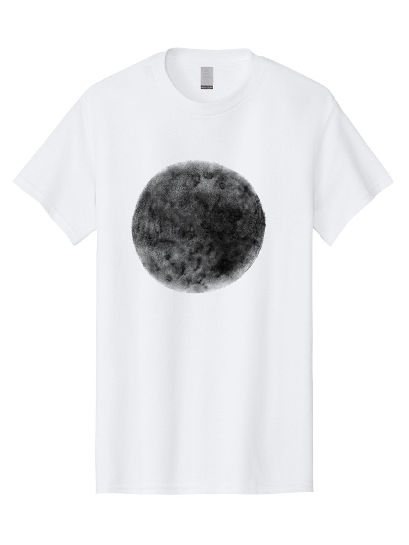 Dark-Green-Circle Men'S Graphic Tee, 100% Cotton, Comfortable Casual Summer Wear, Machine Washable, Dark Green Textured Circle, Mysterious Design, Abstract Pattern, Celestial Body, Textured Surface, Mysterious Atmosphere Aac301 5
