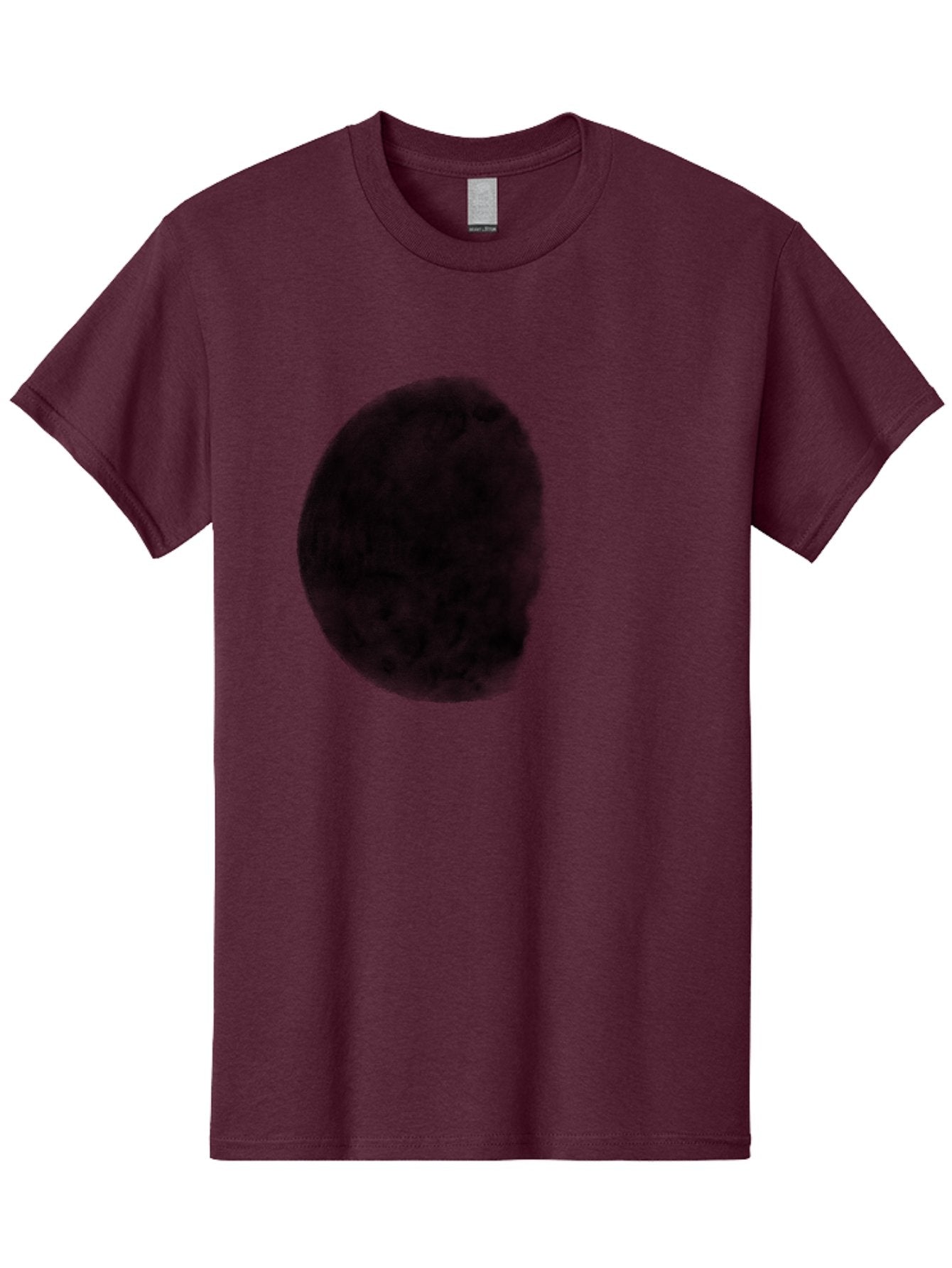 Dark-Orb Men'S Graphic Tee, 100% Cotton, Comfortable Casual Summer Wear, Machine Washable, Dark Green Sphere, Textured Surface, Mysterious Object, Abstract Design, Unique Visual Effect, 3D Rendering, Spherical Shape, Digital Art, Aac302 8