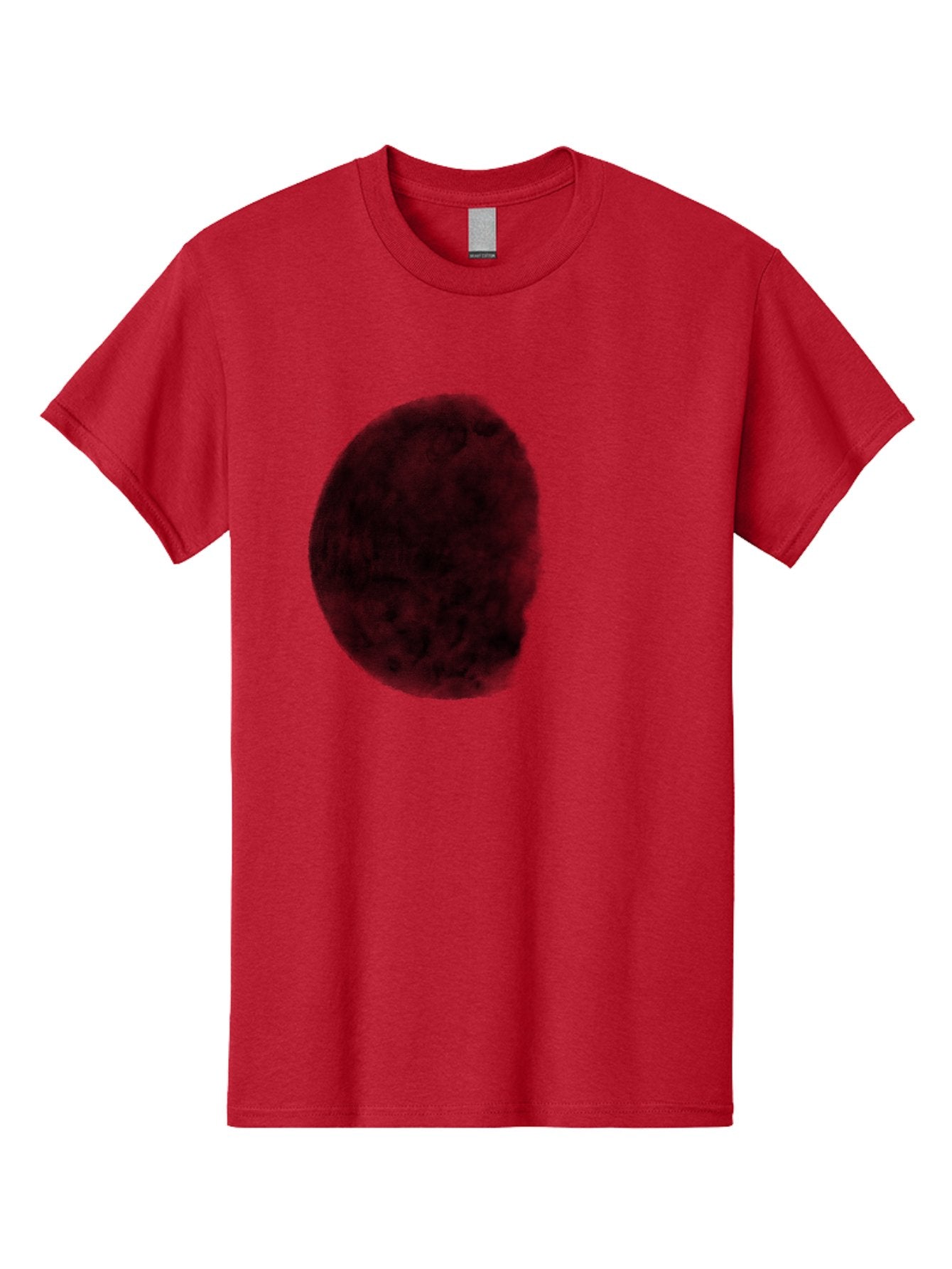 Dark-Orb Men'S Graphic Tee, 100% Cotton, Comfortable Casual Summer Wear, Machine Washable, Dark Green Sphere, Textured Surface, Mysterious Object, Abstract Design, Unique Visual Effect, 3D Rendering, Spherical Shape, Digital Art, Aac302 3