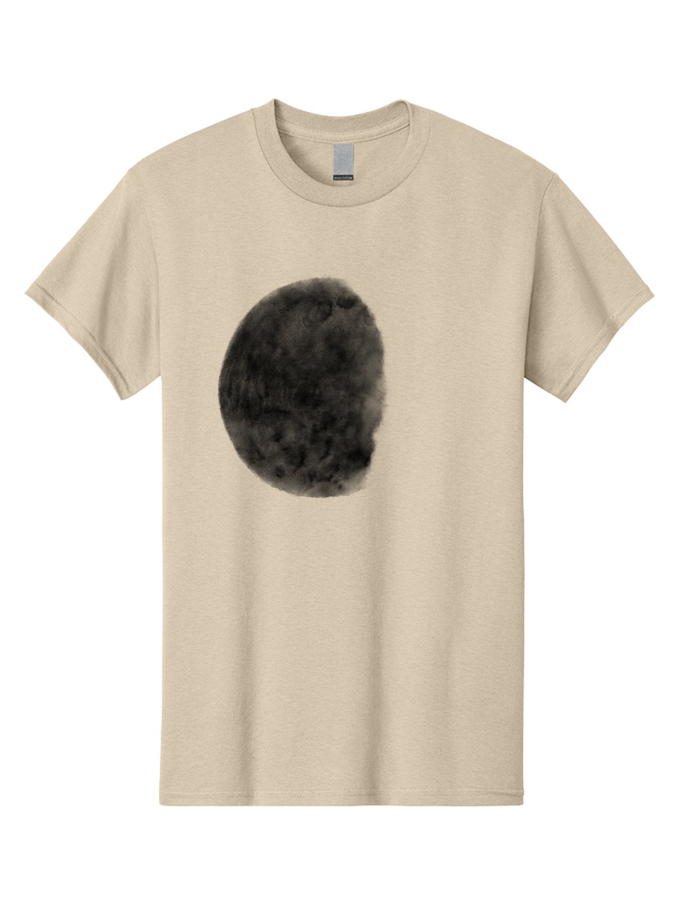 Dark-Orb Men'S Graphic Tee, 100% Cotton, Comfortable Casual Summer Wear, Machine Washable, Dark Green Sphere, Textured Surface, Mysterious Object, Abstract Design, Unique Visual Effect, 3D Rendering, Spherical Shape, Digital Art, Aac302 14