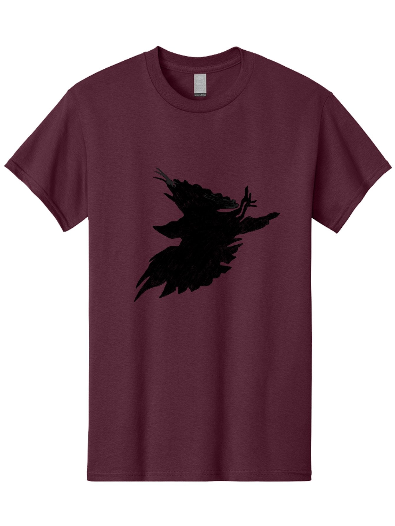 Flying-Bird-1 Men'S Graphic Tee, 100% Cotton, Comfortable Casual Summer Wear, Machine Washable, Black Bird In Flight, Silhouette, Abstract Art, Bird In Mid-Air, Wings Spread, Mysterious Creature, Dynamic Pose, Flying Bird, Dark Shape, Aac314 8