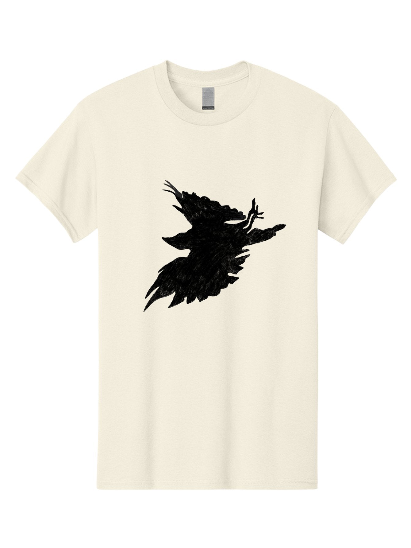 Flying-Bird-1 Men'S Graphic Tee, 100% Cotton, Comfortable Casual Summer Wear, Machine Washable, Black Bird In Flight, Silhouette, Abstract Art, Bird In Mid-Air, Wings Spread, Mysterious Creature, Dynamic Pose, Flying Bird, Dark Shape, Aac314 11