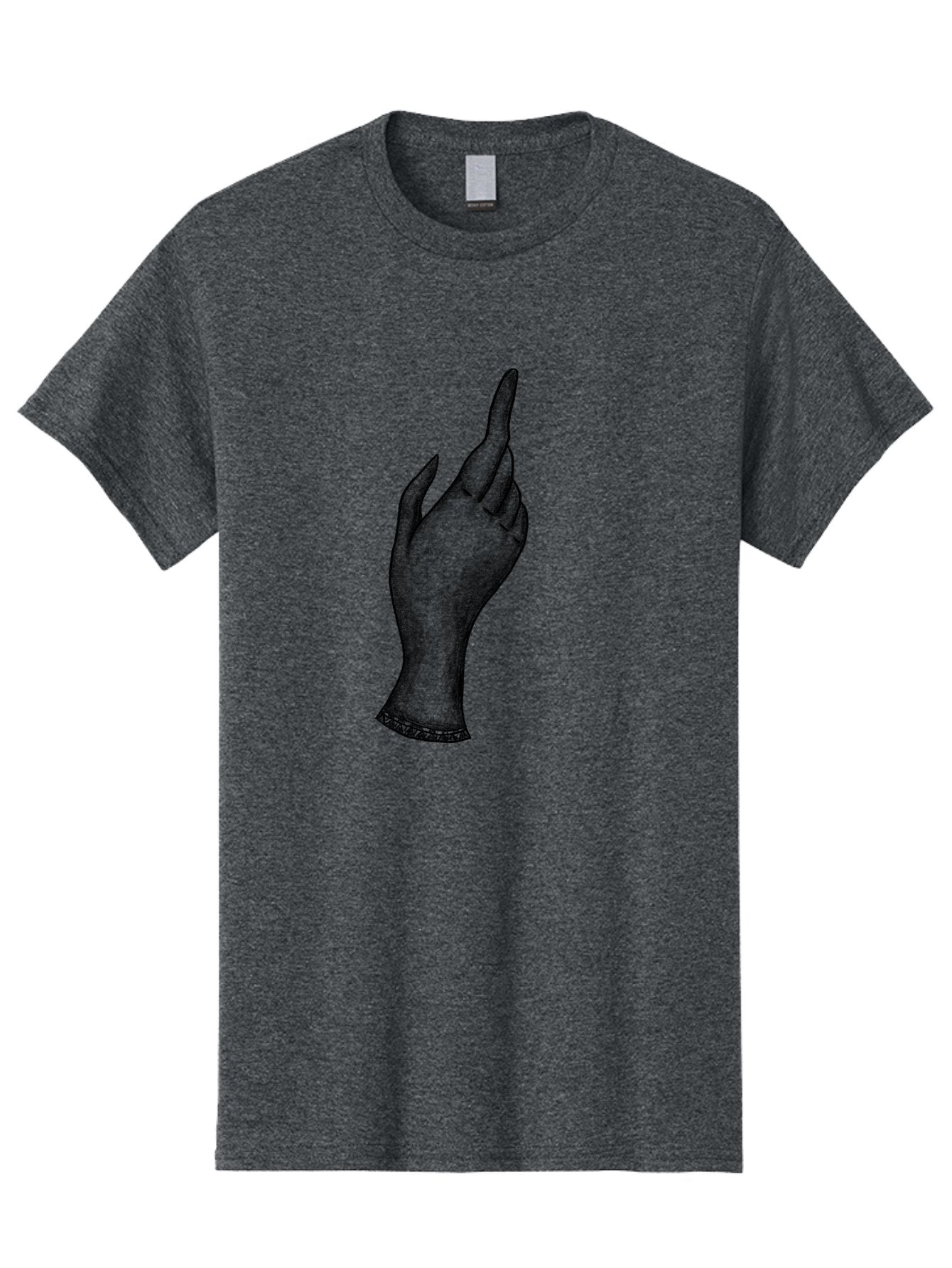 Hand-Gesture Men'S Graphic Tee, 100% Cotton, Comfortable Casual Summer Wear, Machine Washable, Hand Gesture, Index Finger Pointing, Hand With Bracelet, Stylish Hand, Artistic Hand Drawing, Gesture Of Emphasis, Creative Gesture Aac321 6