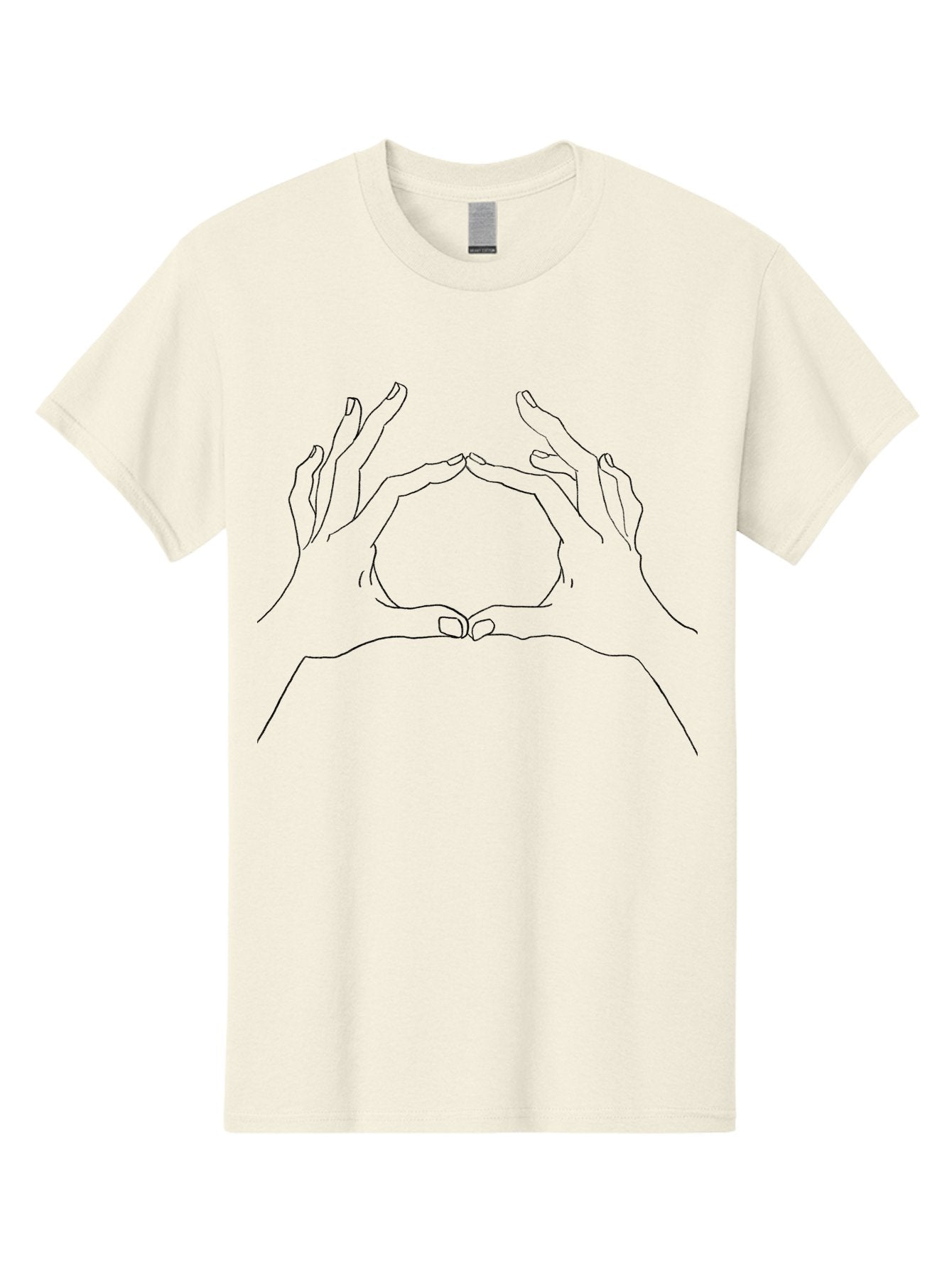 Hands-Forming-Circle Men'S Graphic Tee, 100% Cotton, Comfortable Casual Summer Wear, Machine Washable, Hand Gesture, Spiritual Symbol, Meditation Pose, Yoga Mudra, Wellness Practice, Mindfulness Exercise, Hand Illustration, Symbolic Gesture Aac323 7