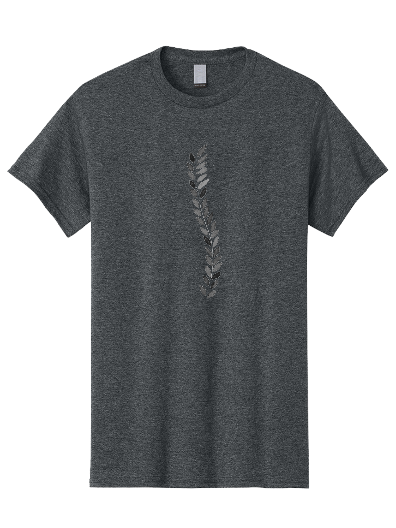 Indigo-Leaves Men'S Graphic Tee, 100% Cotton, Comfortable Casual Summer Wear, Machine Washable, Purple Leaves, Floral Design, Leaf Pattern, Artistic Foliage, Elegant Graphics, Nature-Inspired Art, Purple And Black Leaves Aac327 3