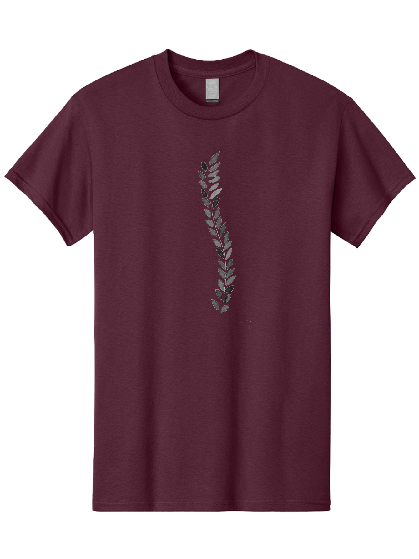 Indigo-Leaves Men'S Graphic Tee, 100% Cotton, Comfortable Casual Summer Wear, Machine Washable, Purple Leaves, Floral Design, Leaf Pattern, Artistic Foliage, Elegant Graphics, Nature-Inspired Art, Purple And Black Leaves Aac327 15