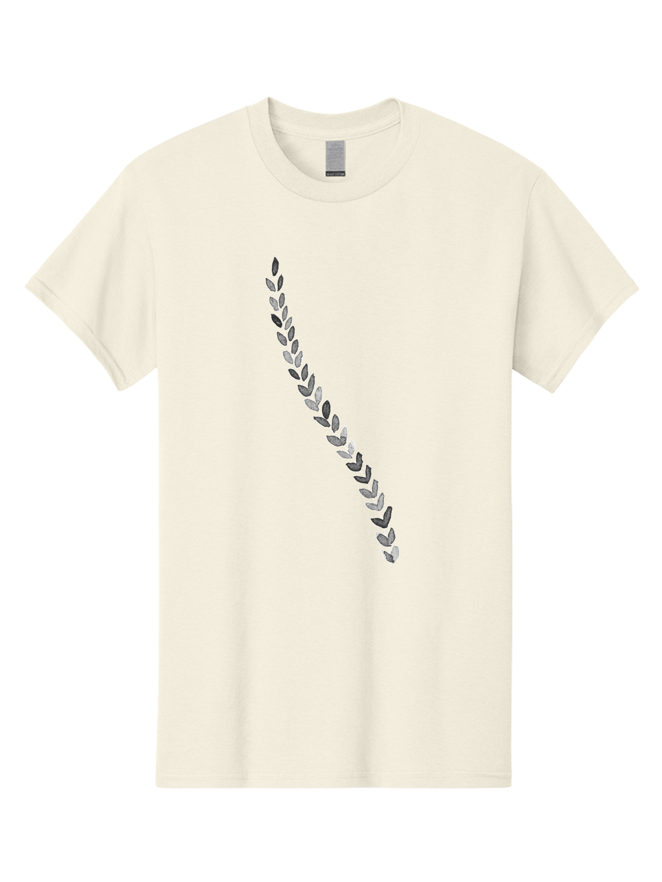 Leaves Men'S Graphic Tee, 100% Cotton, Comfortable Casual Summer Wear, Machine Washable, Laurel Wreath, Leafy Garland, Purple Leaves, Digital Illustration, Graphic Design, Symbol Of Honor, Award Decoration, Vintage Style Aac332 7