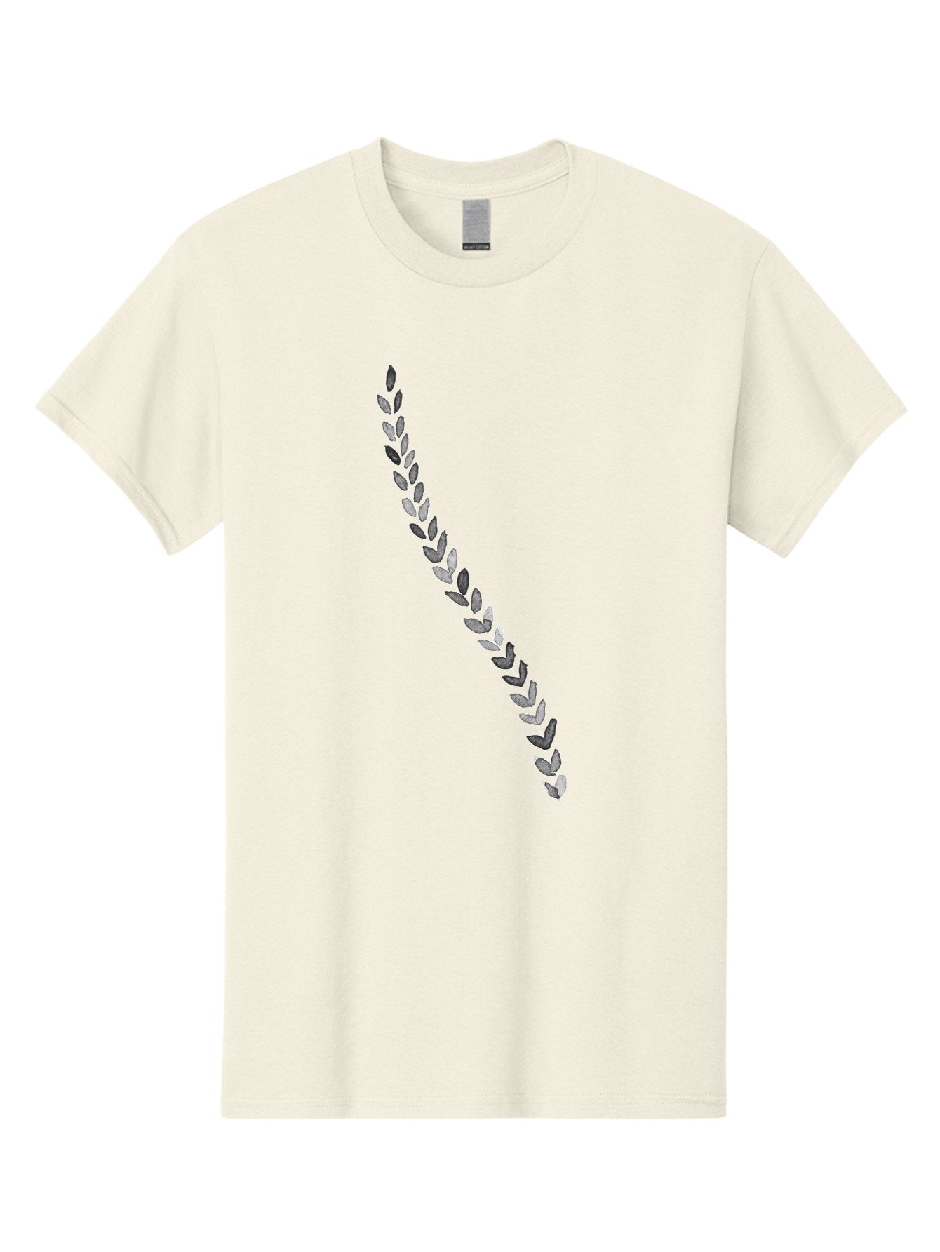 Leaves Men'S Graphic Tee, 100% Cotton, Comfortable Casual Summer Wear, Machine Washable, Laurel Wreath, Leafy Garland, Purple Leaves, Digital Illustration, Graphic Design, Symbol Of Honor, Award Decoration, Vintage Style Aac332 11