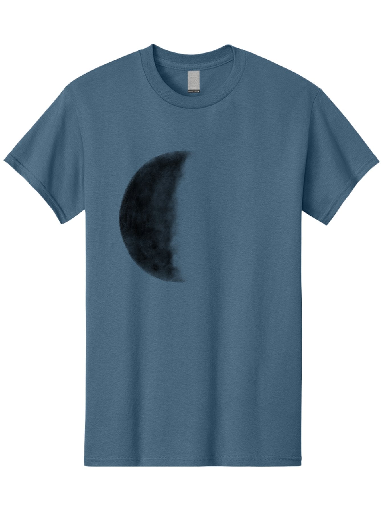 Moon Men'S Graphic Tee, 100% Cotton, Comfortable Casual Summer Wear, Machine Washable, Moon Phase, Lunar Cycle, Half Moon, Moon Surface, Dark Craters, Lunar Texture, Celestial Body, Space Imagery, Astronomy Aac337 10