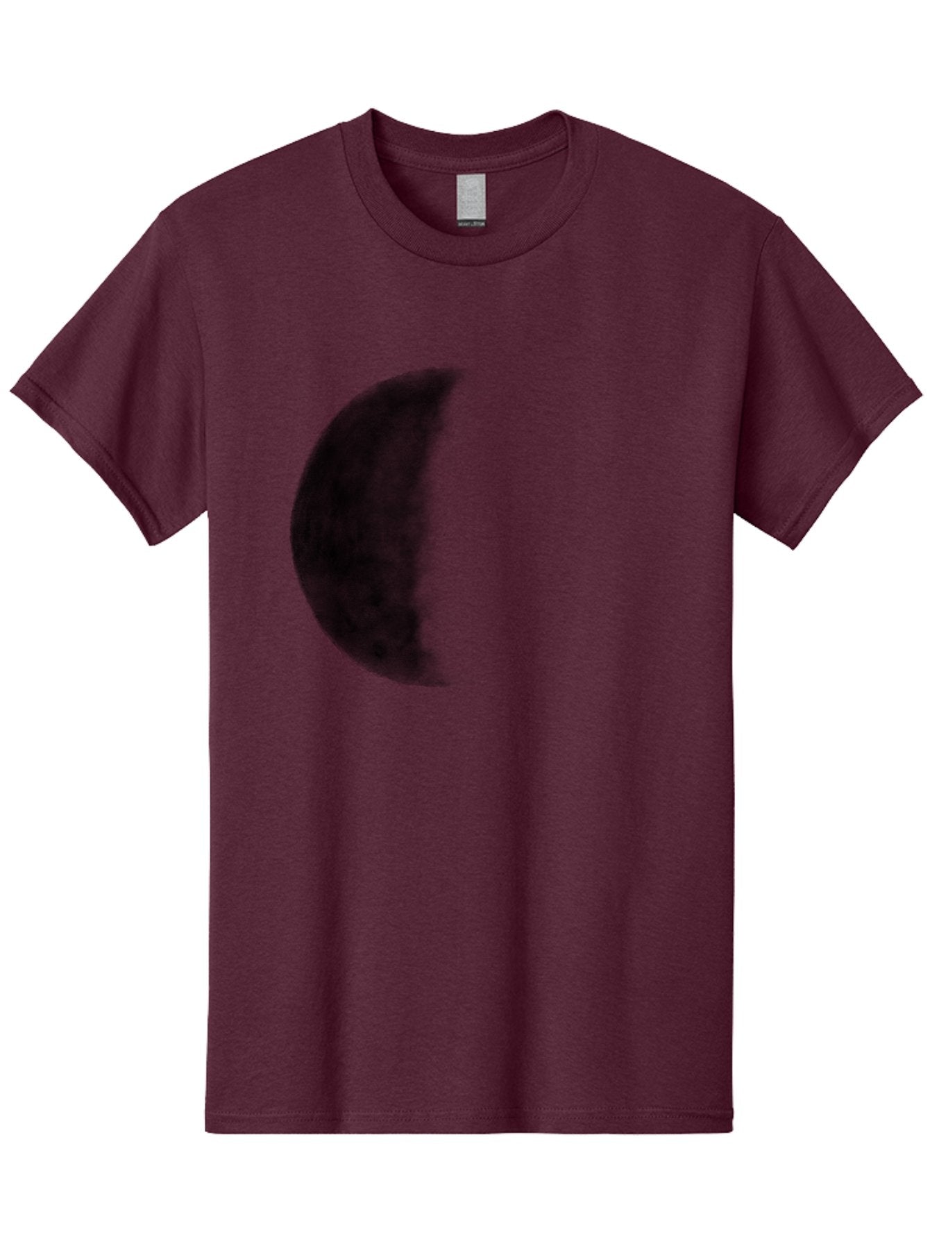 Moon Men'S Graphic Tee, 100% Cotton, Comfortable Casual Summer Wear, Machine Washable, Moon Phase, Lunar Cycle, Half Moon, Moon Surface, Dark Craters, Lunar Texture, Celestial Body, Space Imagery, Astronomy Aac337 14