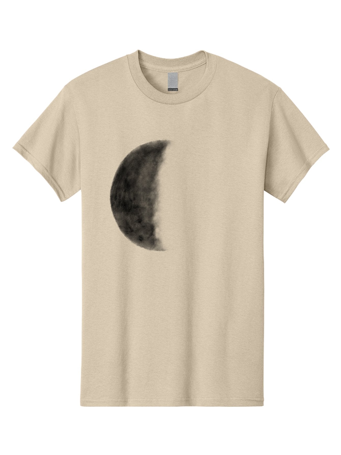 Moon Men'S Graphic Tee, 100% Cotton, Comfortable Casual Summer Wear, Machine Washable, Moon Phase, Lunar Cycle, Half Moon, Moon Surface, Dark Craters, Lunar Texture, Celestial Body, Space Imagery, Astronomy Aac337 11