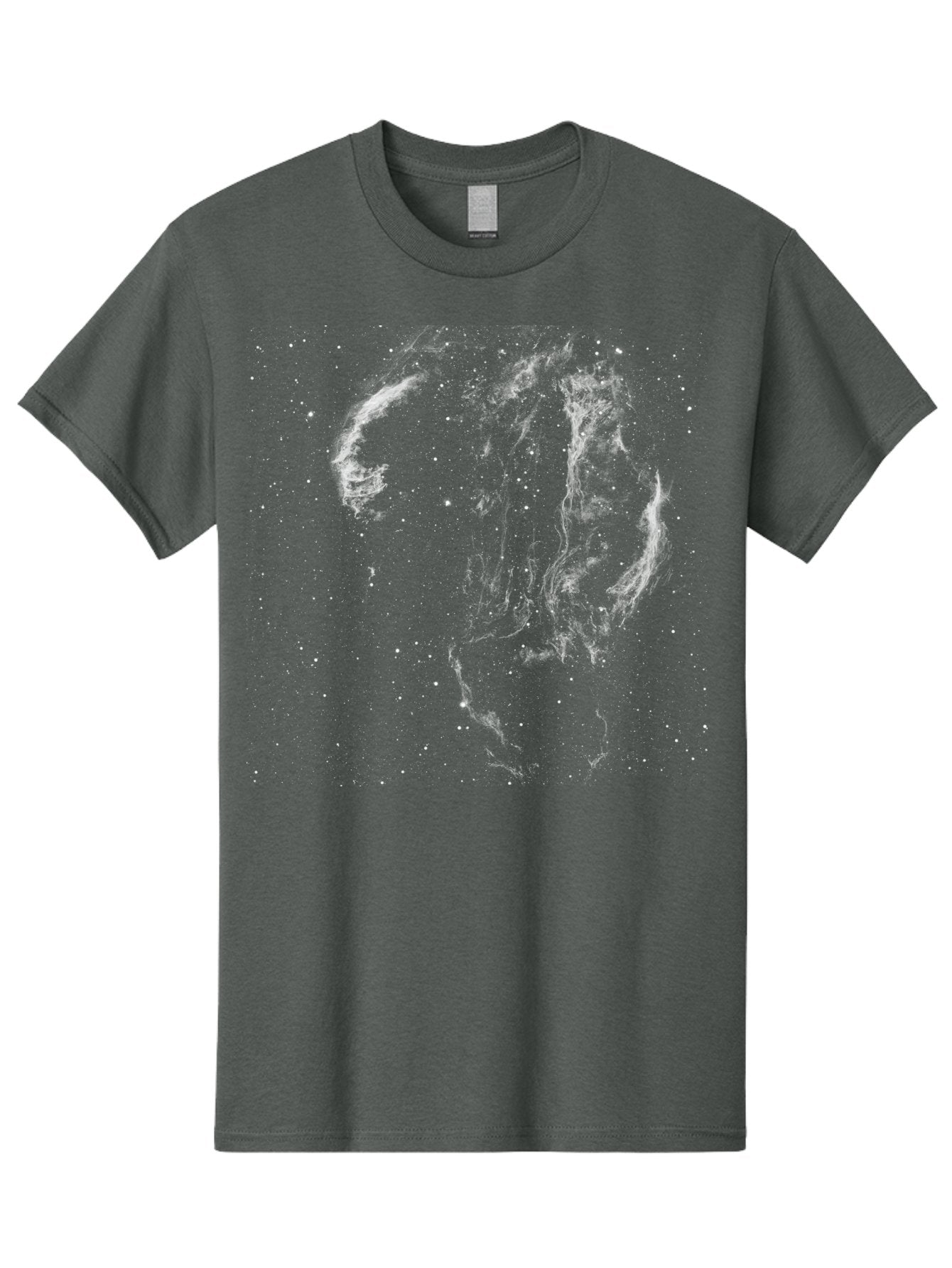 White-Smoke-On-Green Men'S Graphic Tee, 100% Cotton, Comfortable Casual Summer Wear, Machine Washable, Smoke Or Dust Cloud, Abstract Design, White Particles, Dynamic Movement, Textured Effect, Artistic Visualization, Creative Element Aac363 8