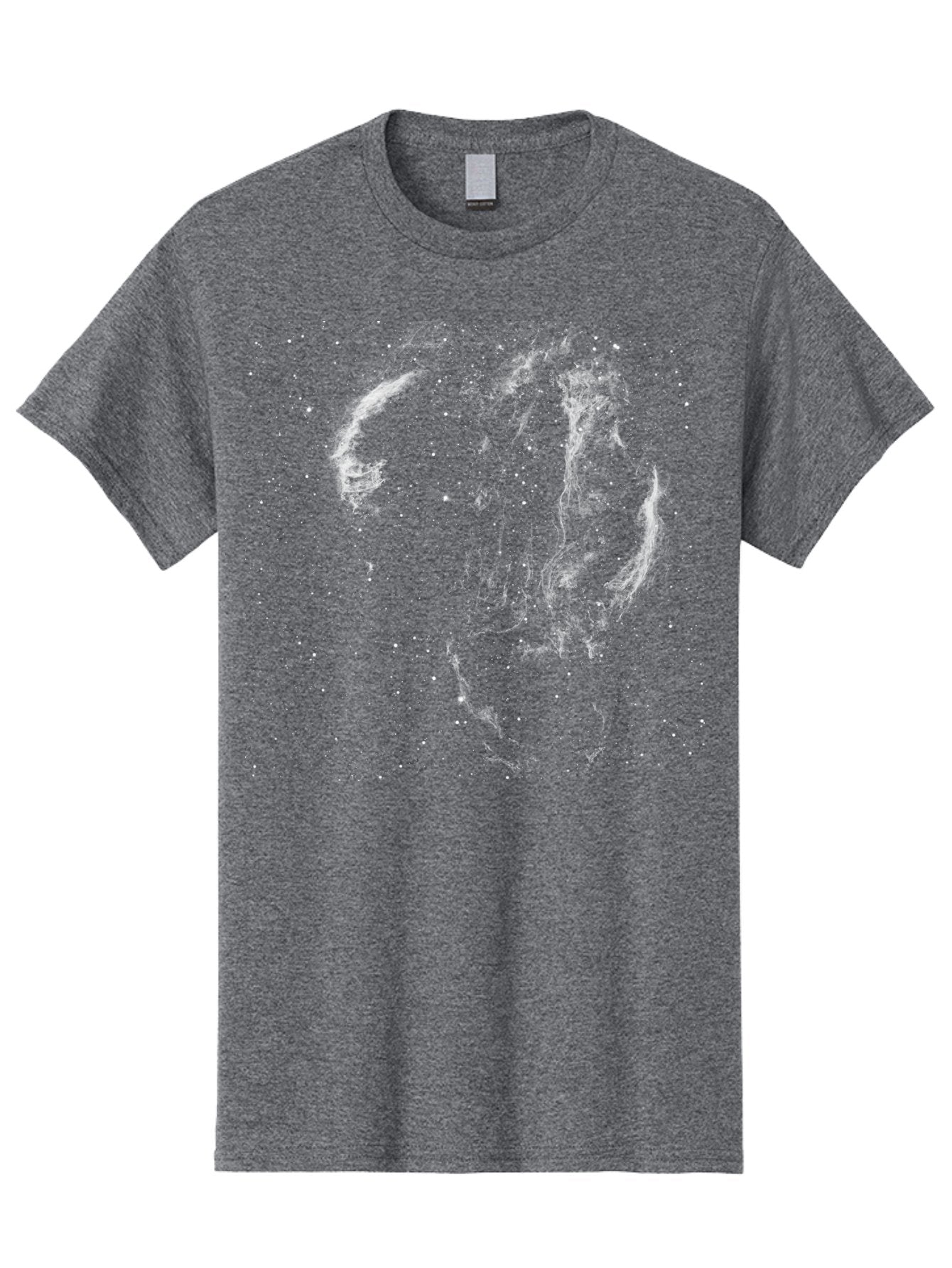 White-Smoke-On-Green Men'S Graphic Tee, 100% Cotton, Comfortable Casual Summer Wear, Machine Washable, Smoke Or Dust Cloud, Abstract Design, White Particles, Dynamic Movement, Textured Effect, Artistic Visualization, Creative Element Aac363 13