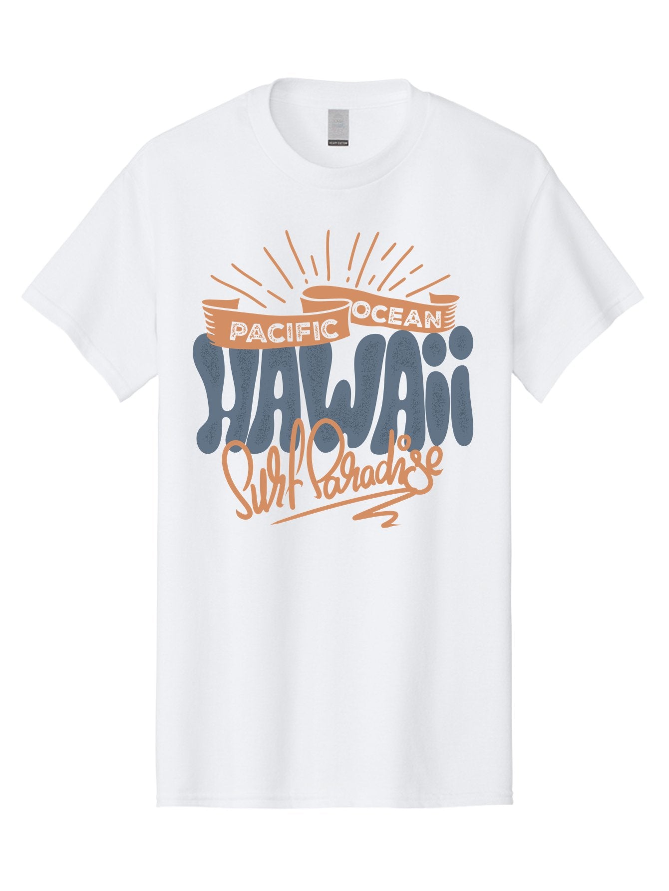 Pacific-Ocean-Wai-Anae-Surf-Paradise Men'S Graphic Tee, 100% Cotton, Comfortable Casual Summer Wear, Machine Washable, Hawaii Vacation, Pacific Ocean, Surf Paradise, Tropical Getaway, Beach Destination, Island Life, Surf Culture Aac371 12