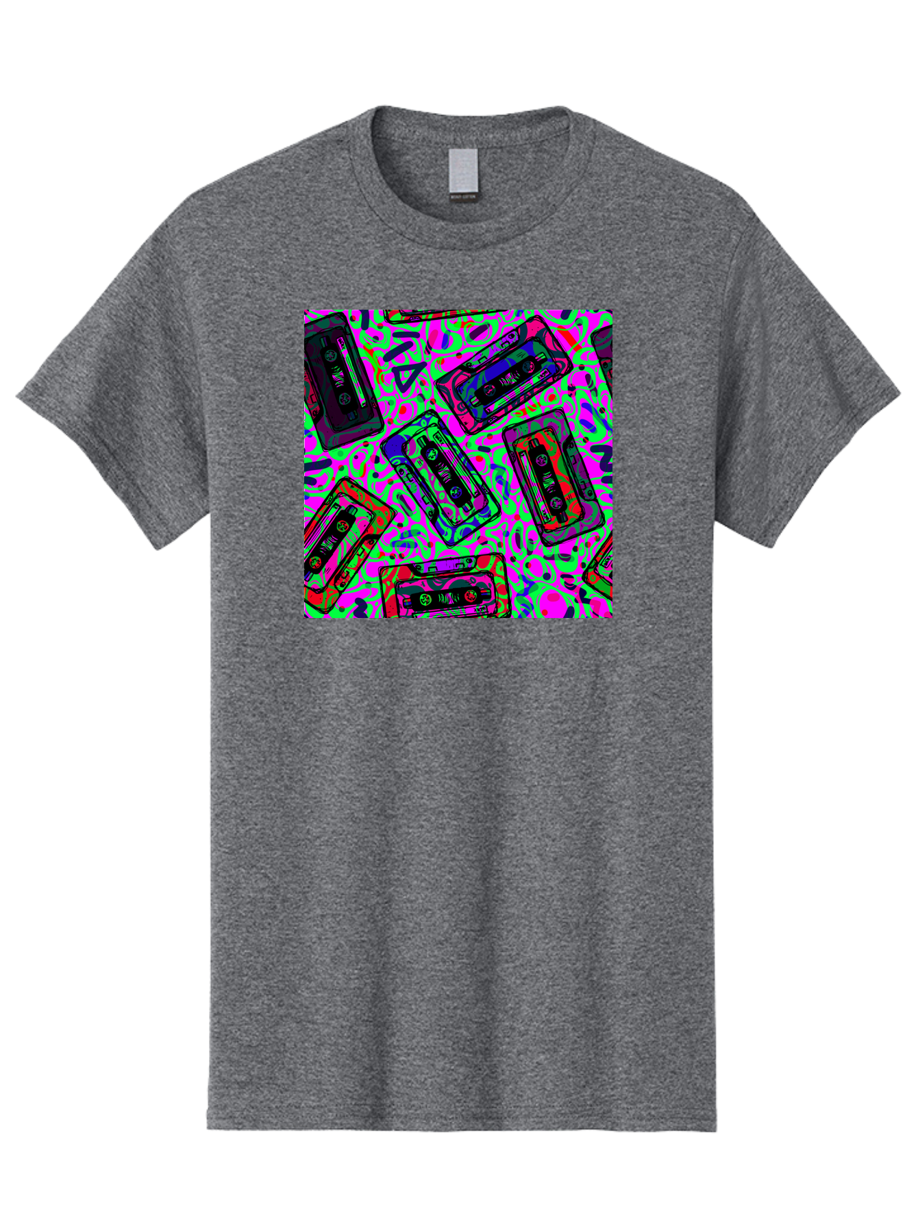Mix-Tape Men'S Graphic Tee, 100% Cotton, Comfortable Casual Summer Wear, Machine Washable, Mix Tape Cassettes, Retro Music, Vintage Technology, Nostalgic Vibes, 80S And 90S Style, Cassette Tapes, Music Lover, Hipster Culture, Colorful Design Aac406 15