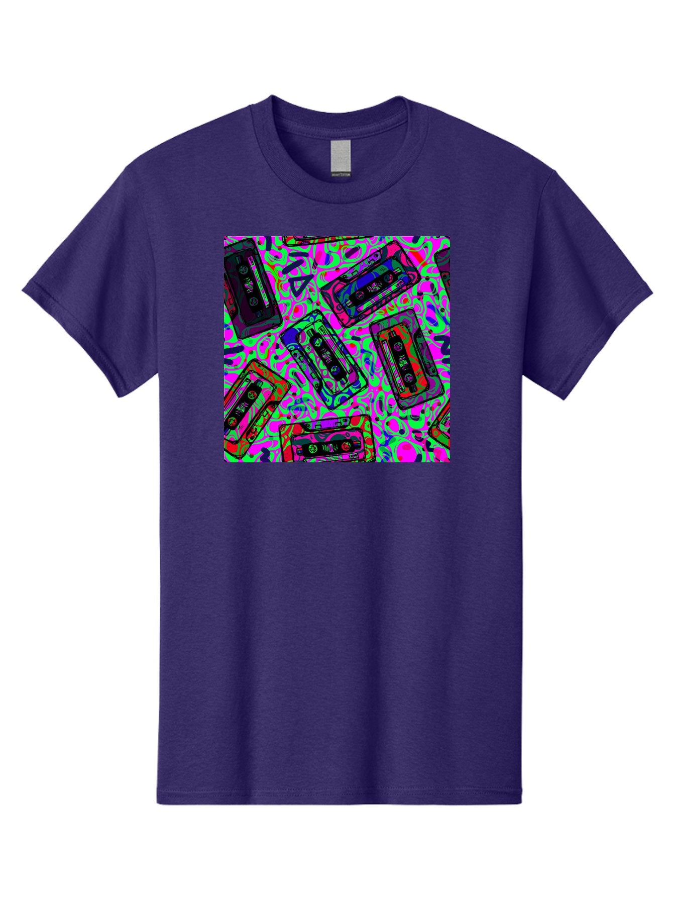 Mix-Tape Men'S Graphic Tee, 100% Cotton, Comfortable Casual Summer Wear, Machine Washable, Mix Tape Cassettes, Retro Music, Vintage Technology, Nostalgic Vibes, 80S And 90S Style, Cassette Tapes, Music Lover, Hipster Culture, Colorful Design Aac406 15